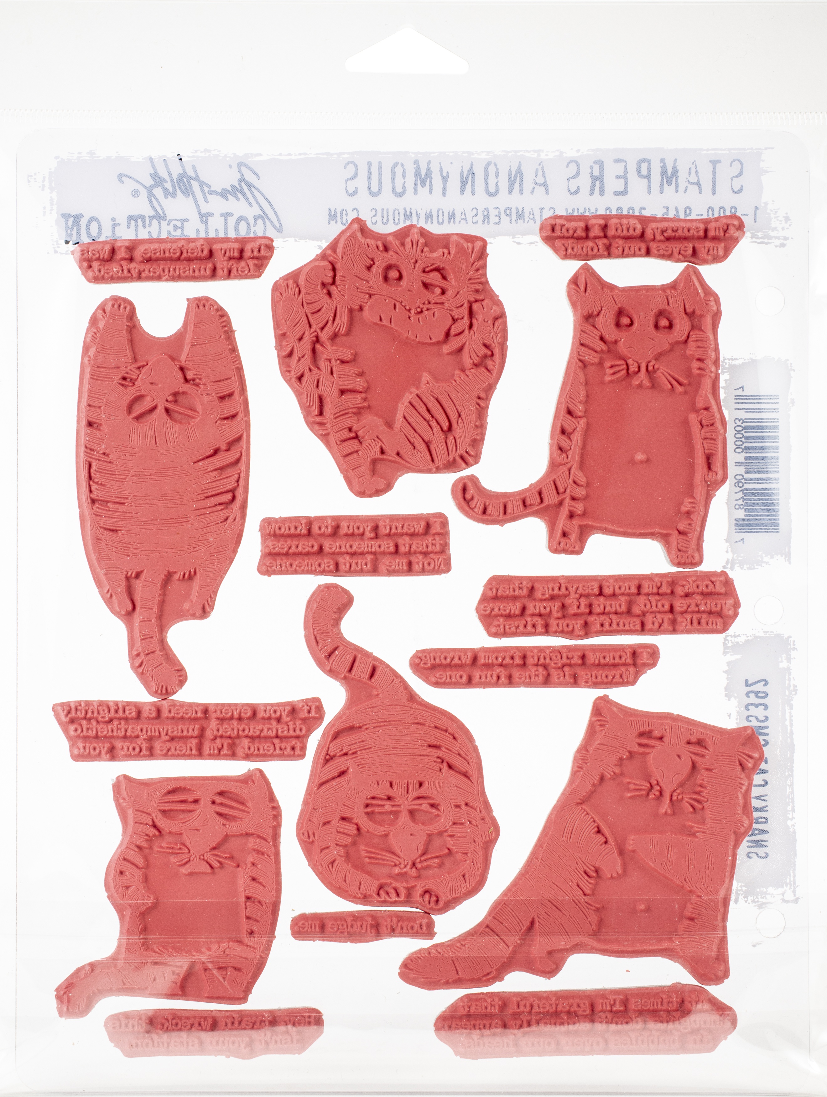 Tim Holtz Cling Stamps 7