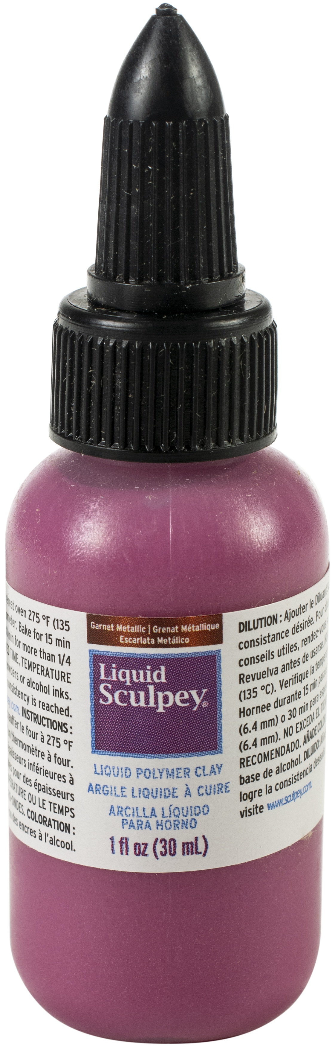 Liquid Sculpey 1oz Garnet Metallic