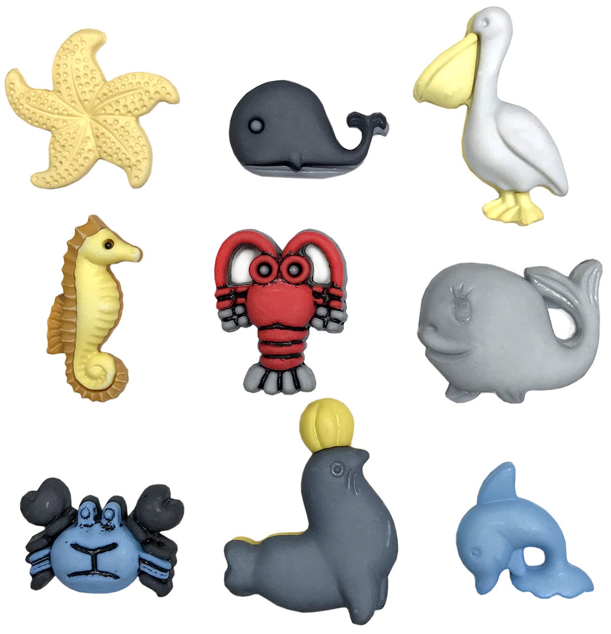 Buttons Galore Button Theme Pack Sea Life