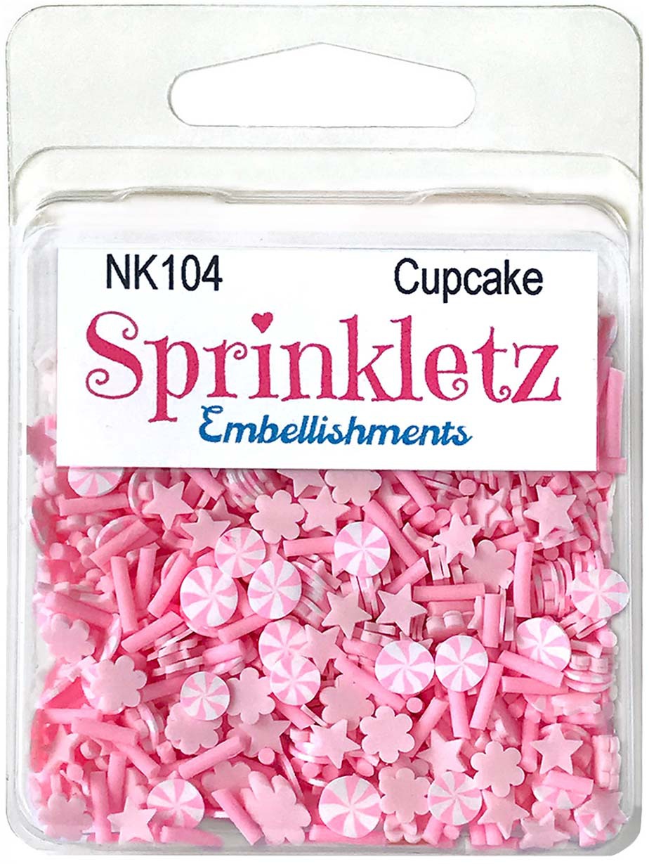Buttons Galore Sprinkletz Embellishments 12g Cupcake