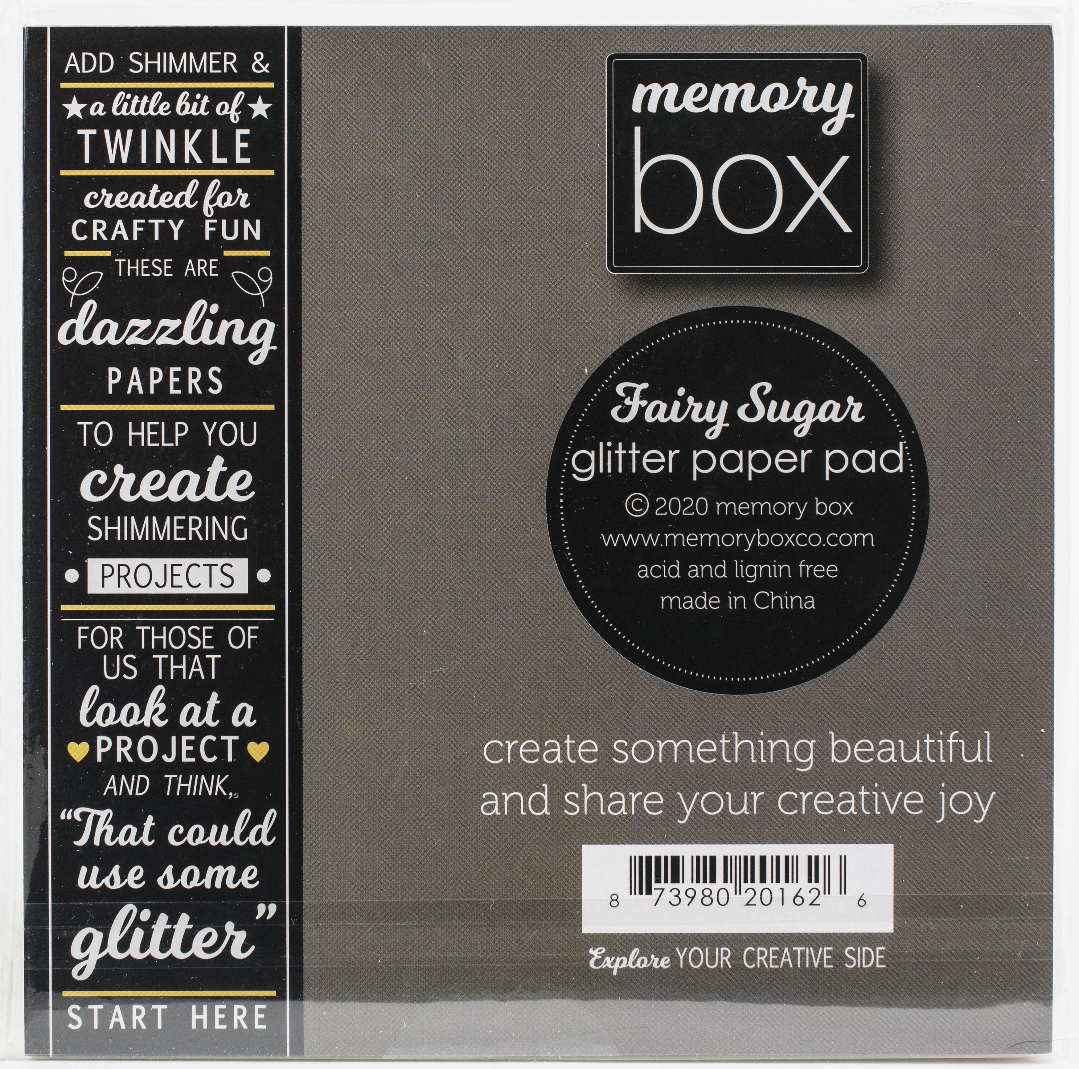 Memory Box Glitter Paper Pad 6