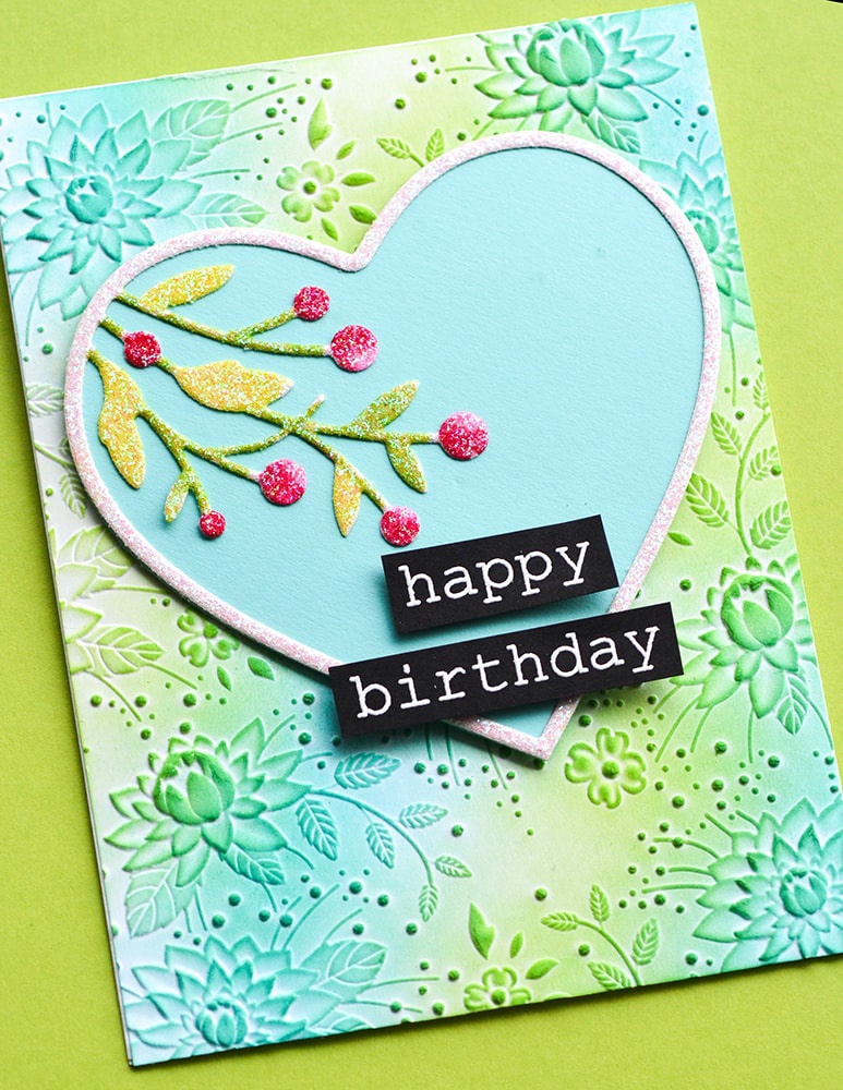 Memory Box Glitter Paper Pad 6