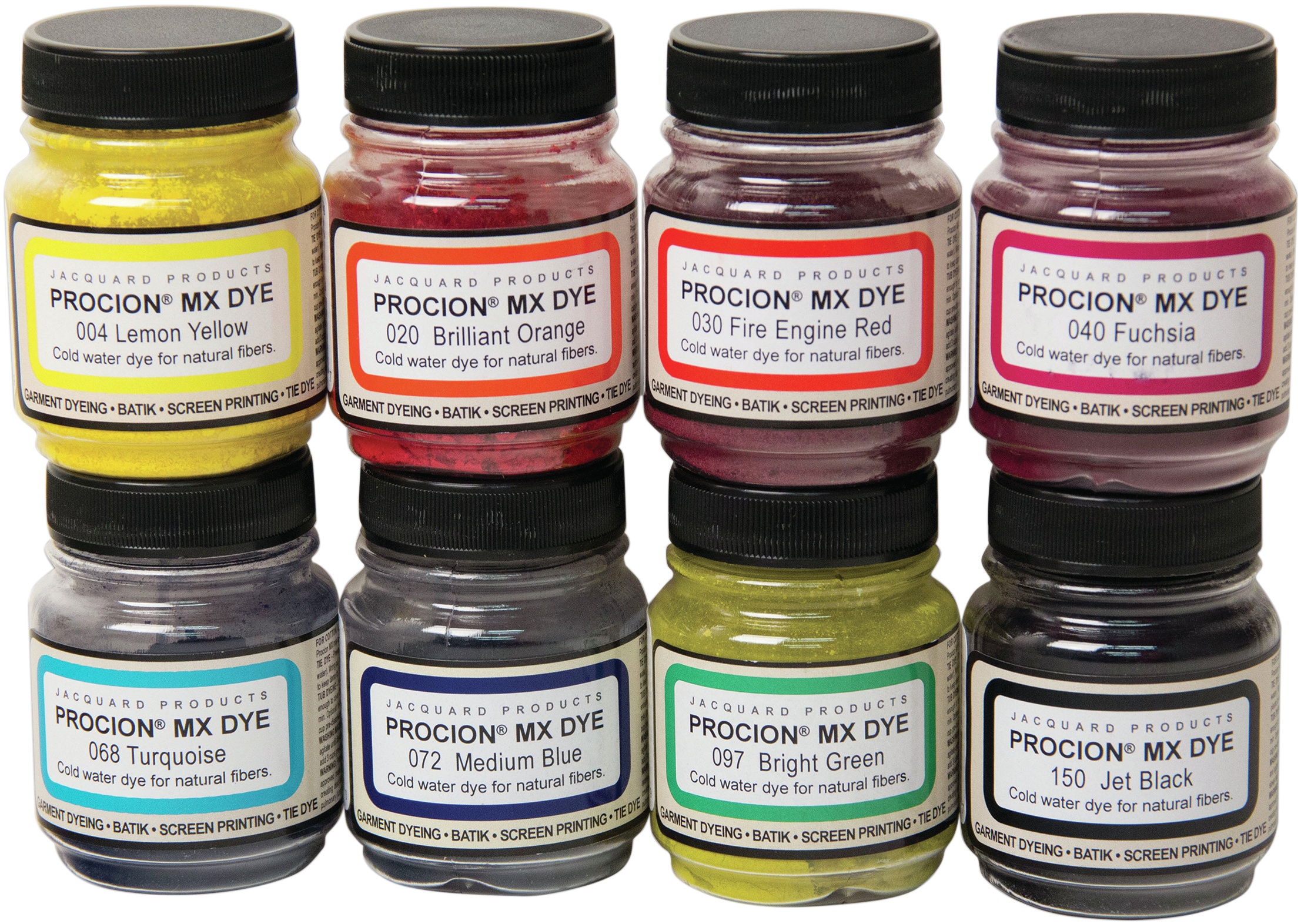 Jacquard Procion Mx Dye Set  8 Colors
