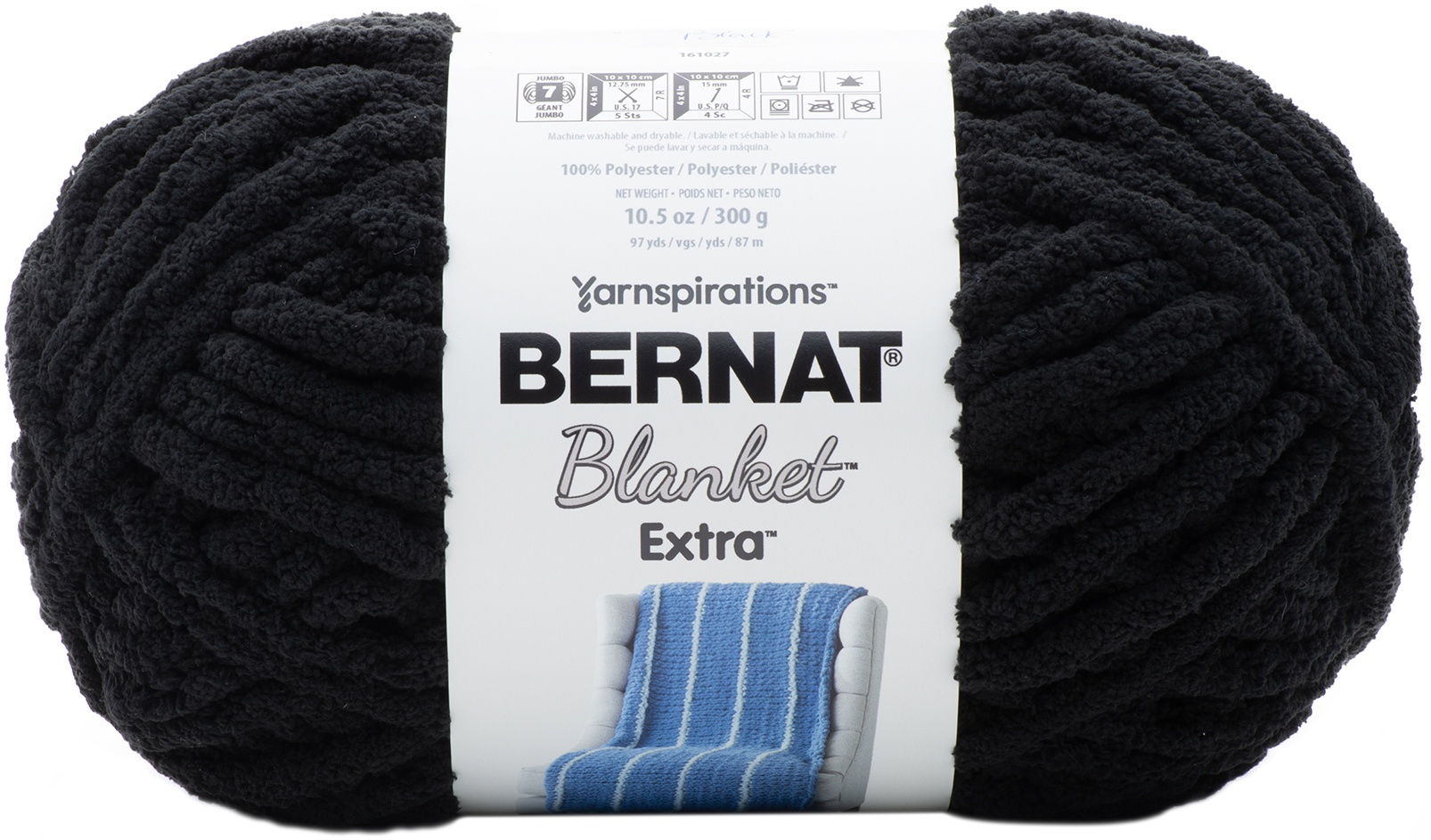 Bernat Blanket Extra Yarn Black