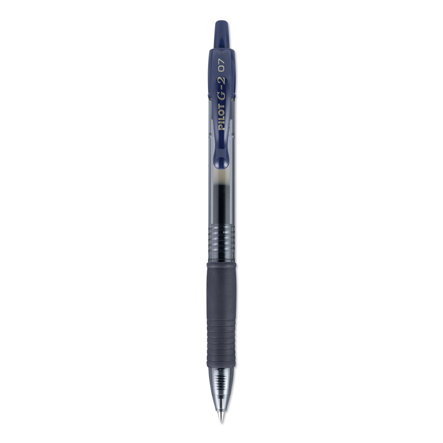 Pilot® G2 Premium Retractable Gel Ink Pen, Navy Ink, .7mm, Dozen