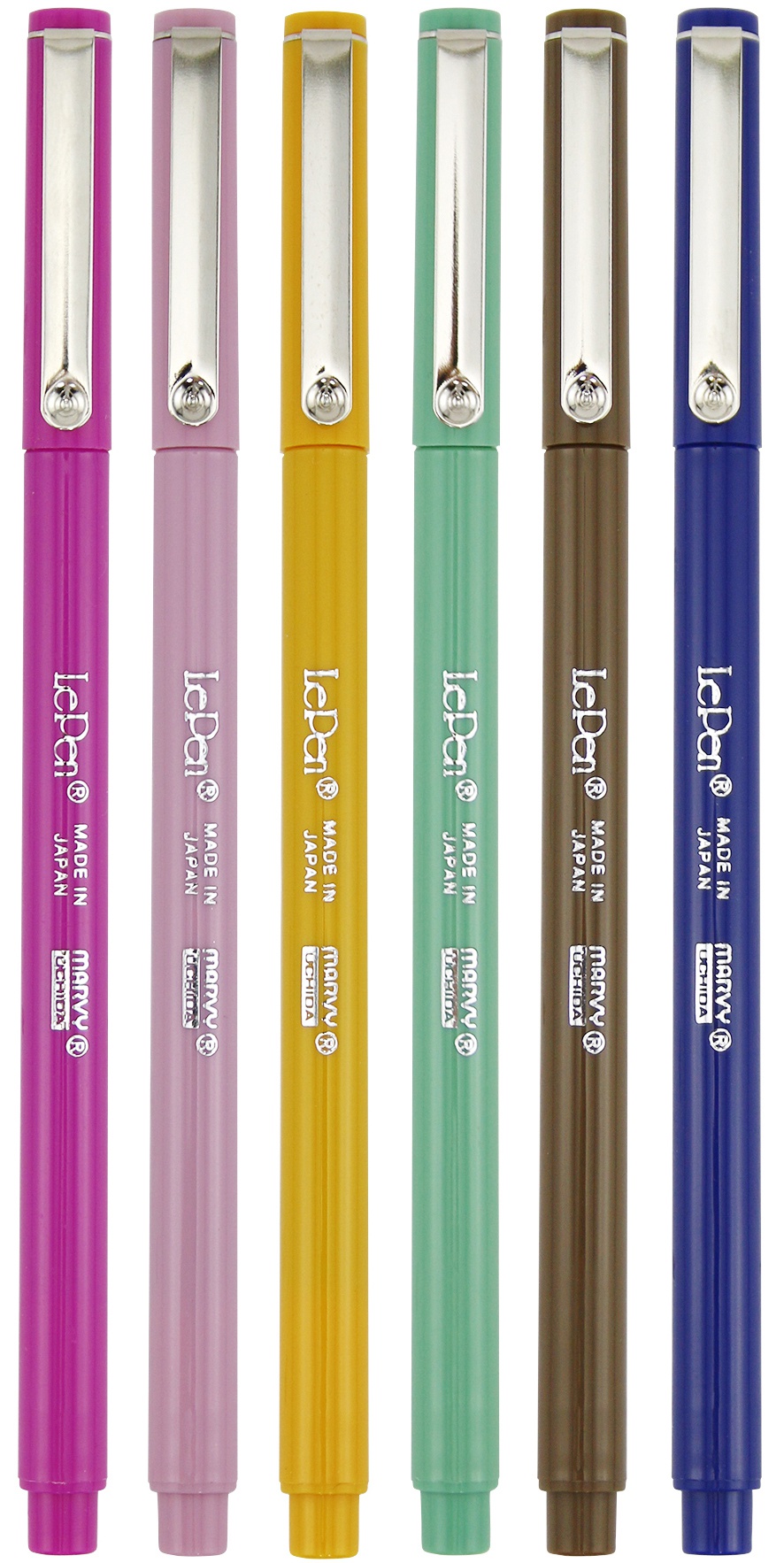 Le Pen Retro Set 6/Pkg