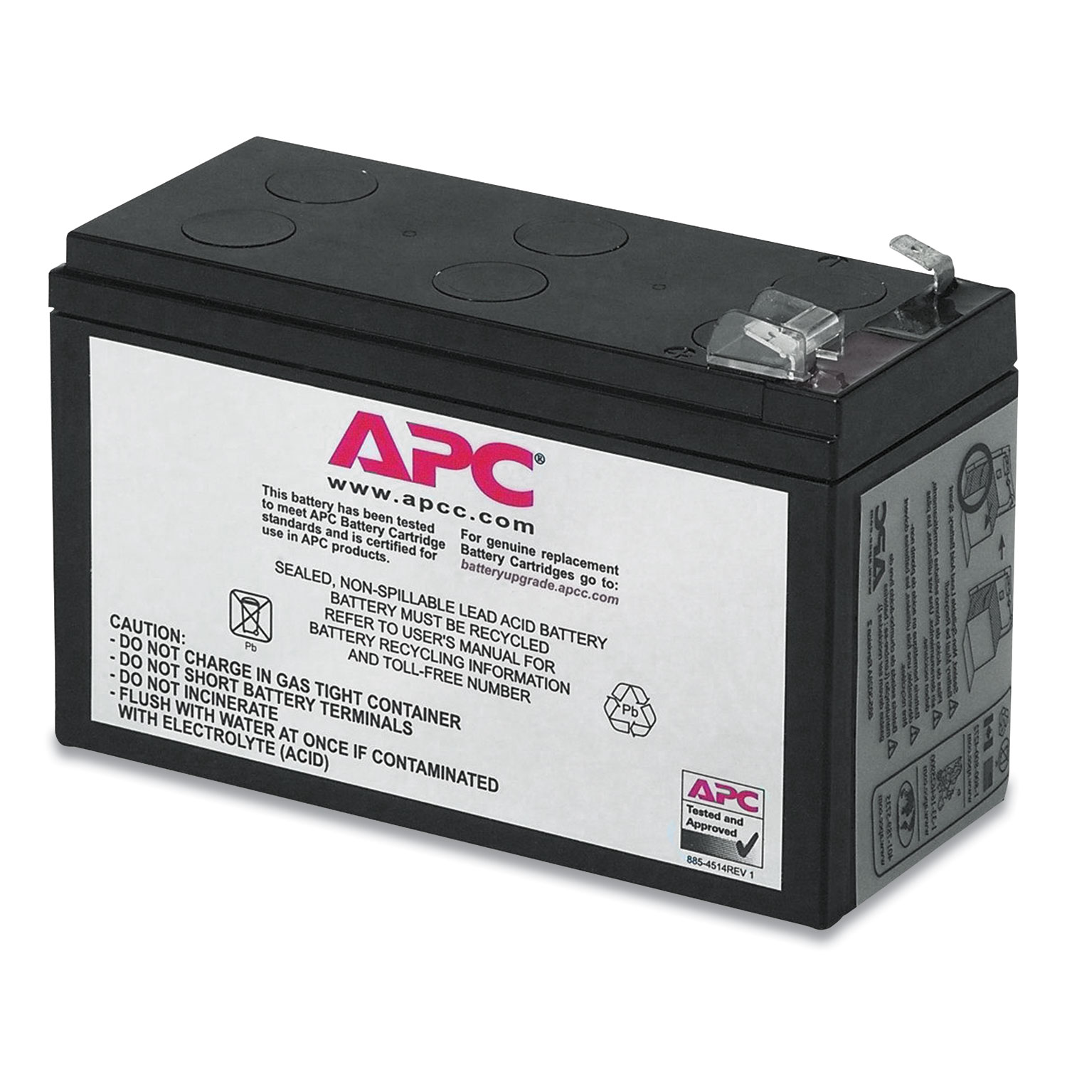 APC® UPS Replacement Battery, Cartridge #2 (RBC2)
