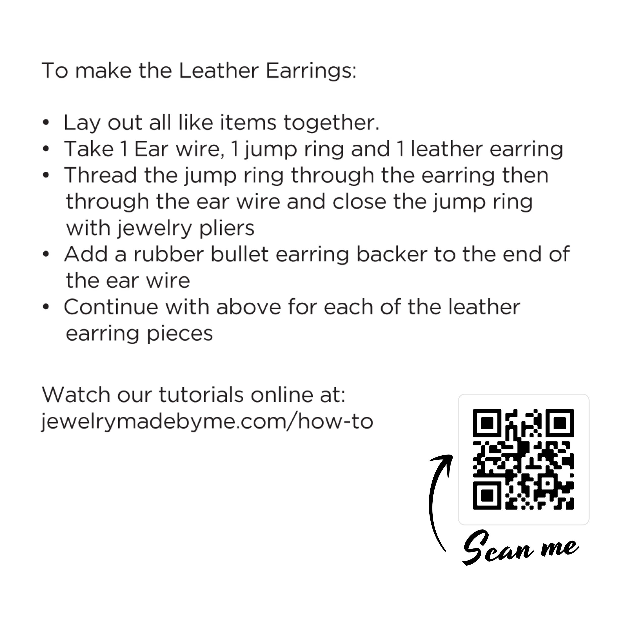 Leather Earring Kit