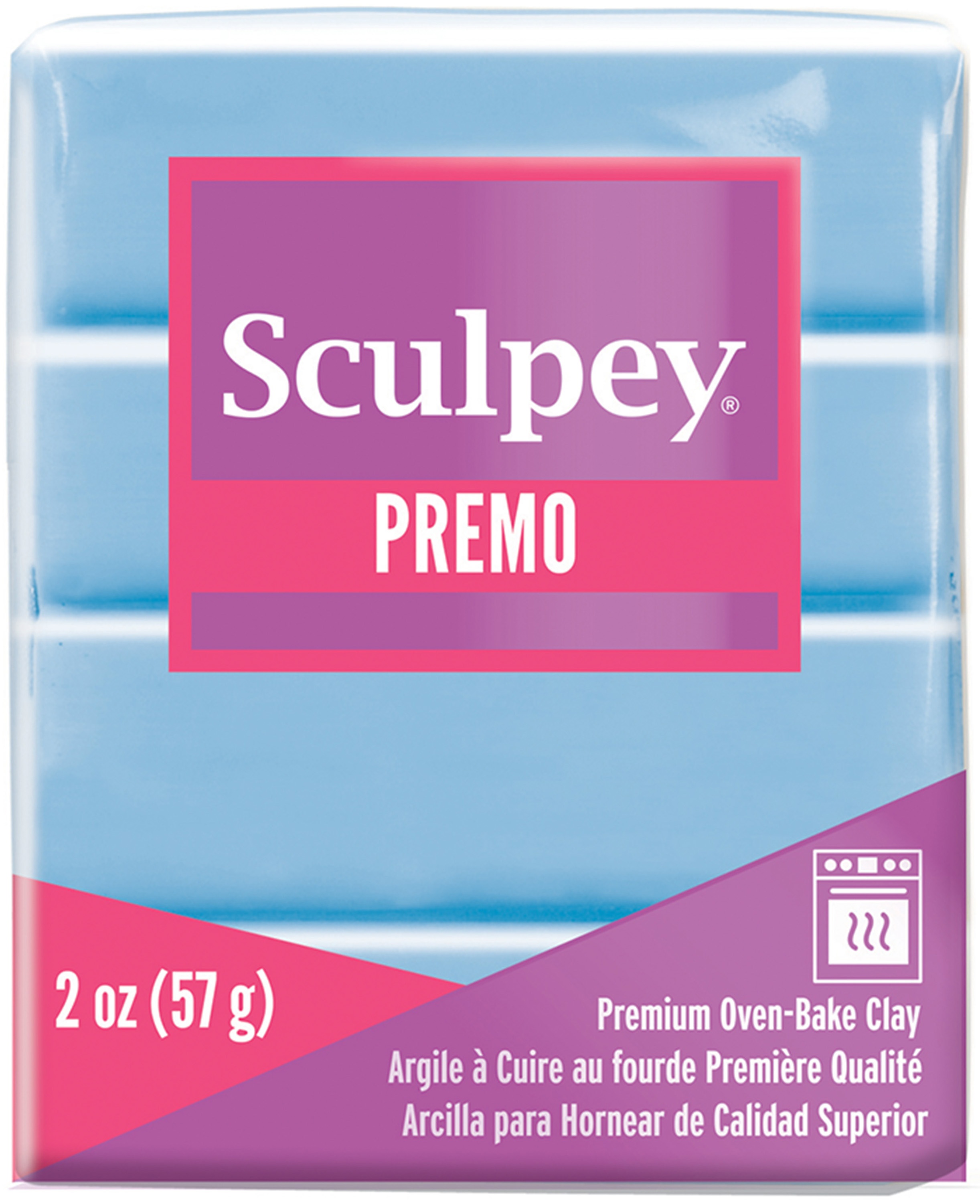 Premo Sculpey Polymer Clay 2oz-Pale Blue