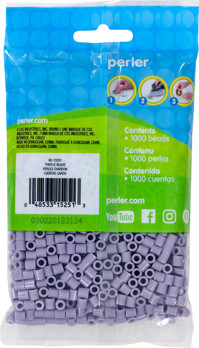 Perler Beads 1,000/Pkg Thistle