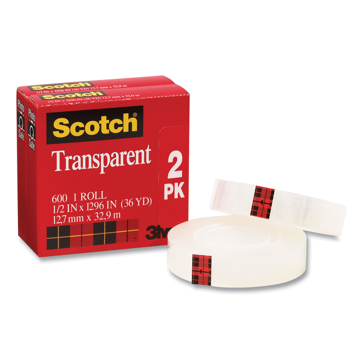 Scotch® Transparent Tape, 1