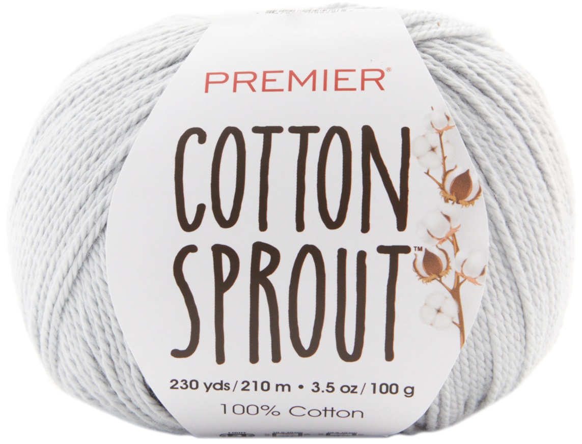 Premier Yarns Cotton Sprout Yarn Silver
