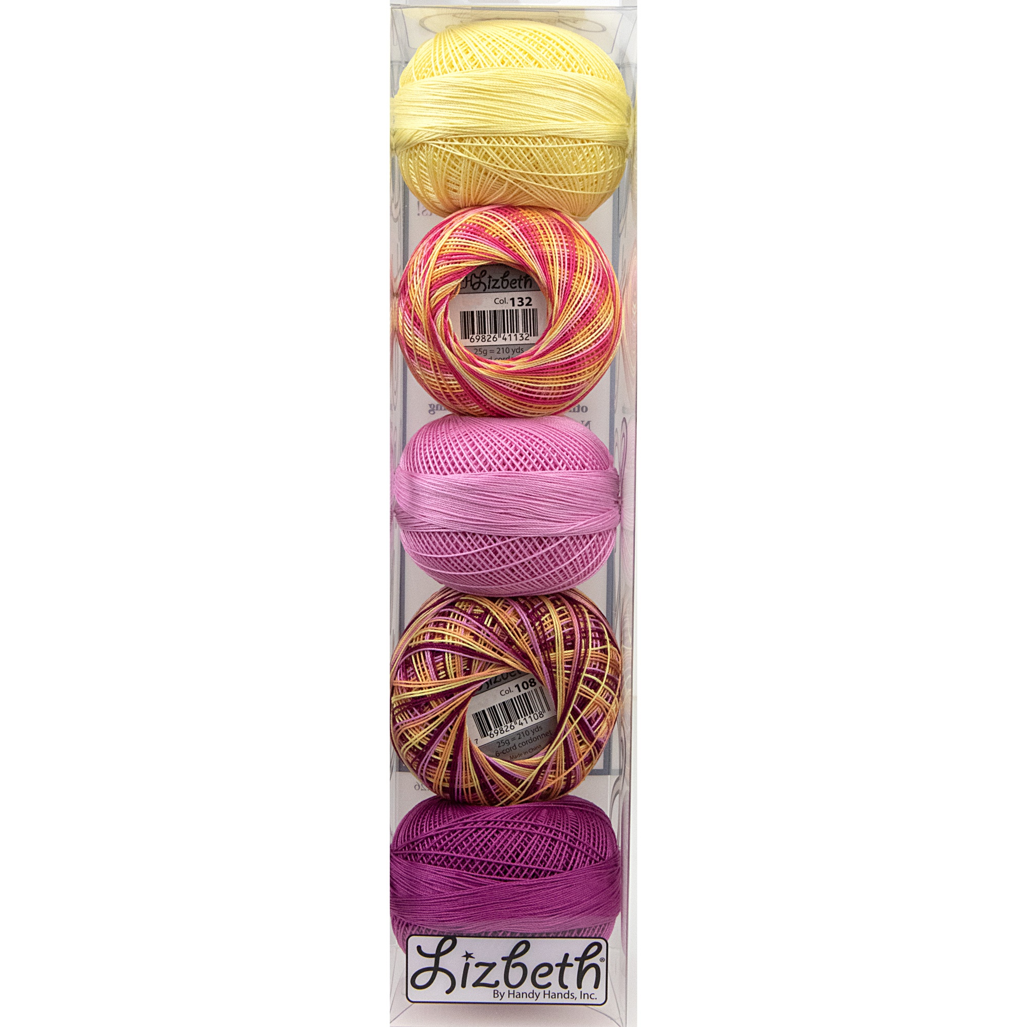 Handy Hands Lizbeth Specialty Pack Cordonnet Cotton Size 10 Summer Assortment 5/