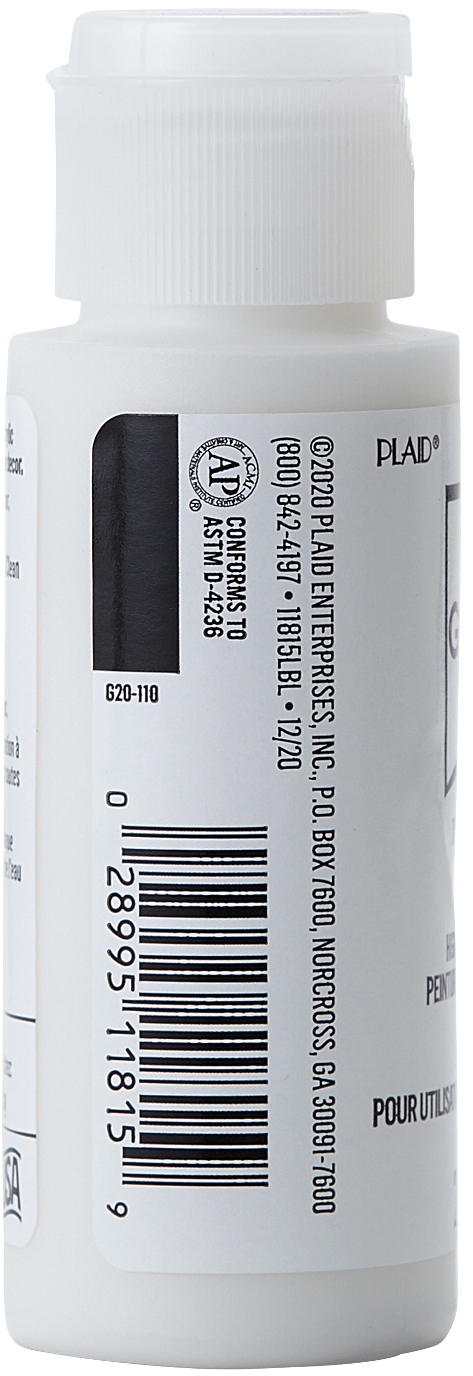 FolkArt Glossy Paint 2oz Brilliant White