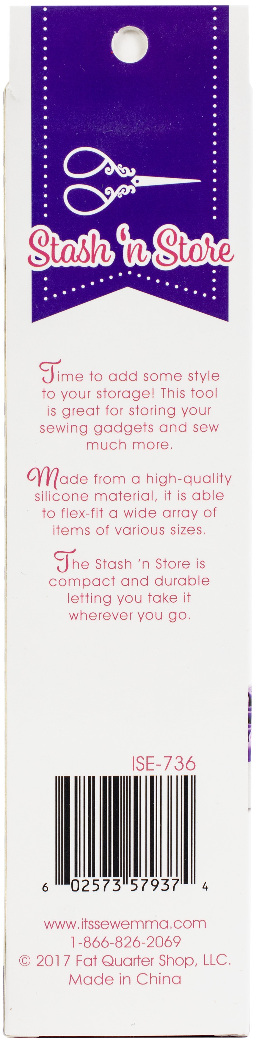 It's Sew Emma OhSew! Organized Stash 'n Store Purple