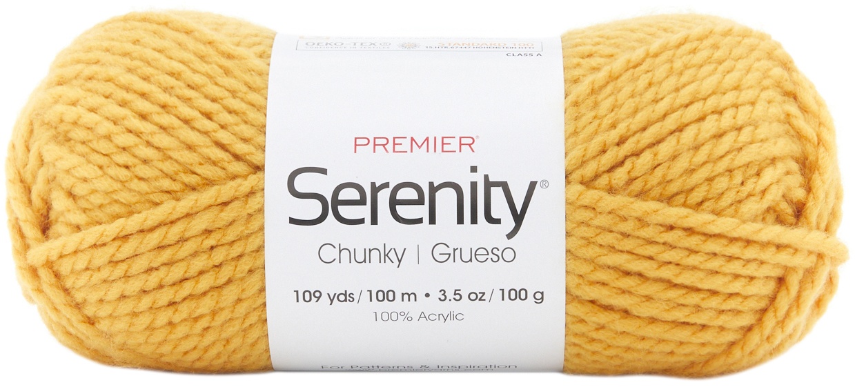 Premier Yarns Serenity Chunky Yarn - Solid Goldenrod