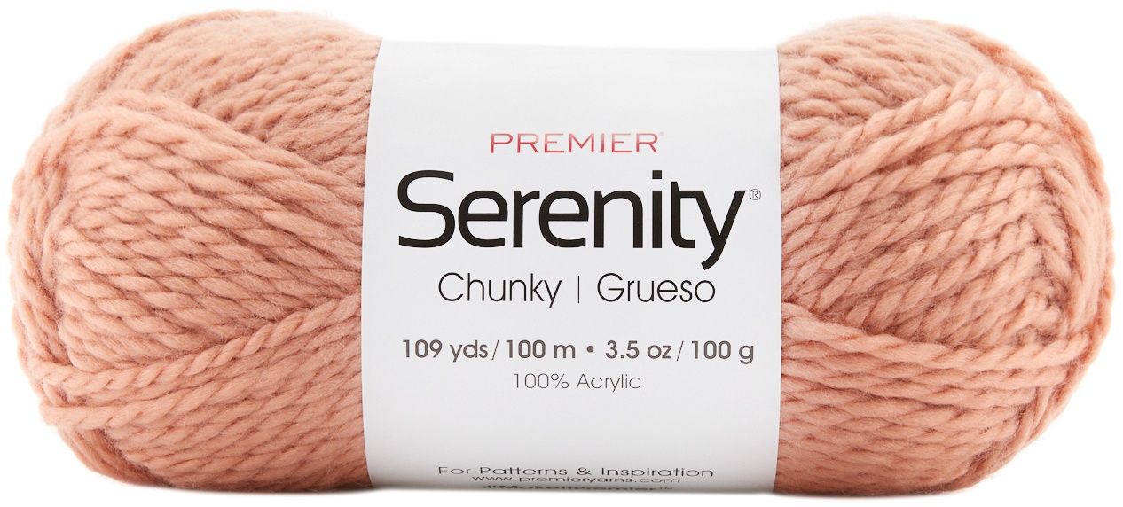 Premier Yarns Serenity Chunky Yarn - Solid-Salmon