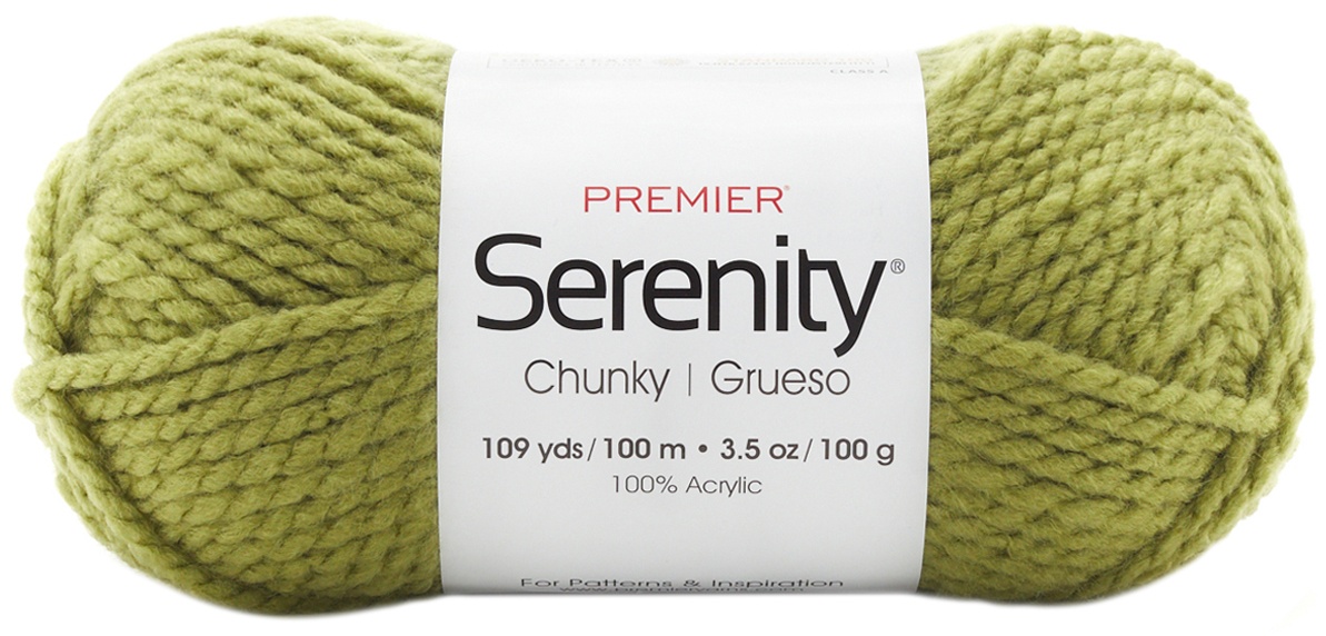 Premier Yarns Serenity Chunky Yarn - Solid-Clover