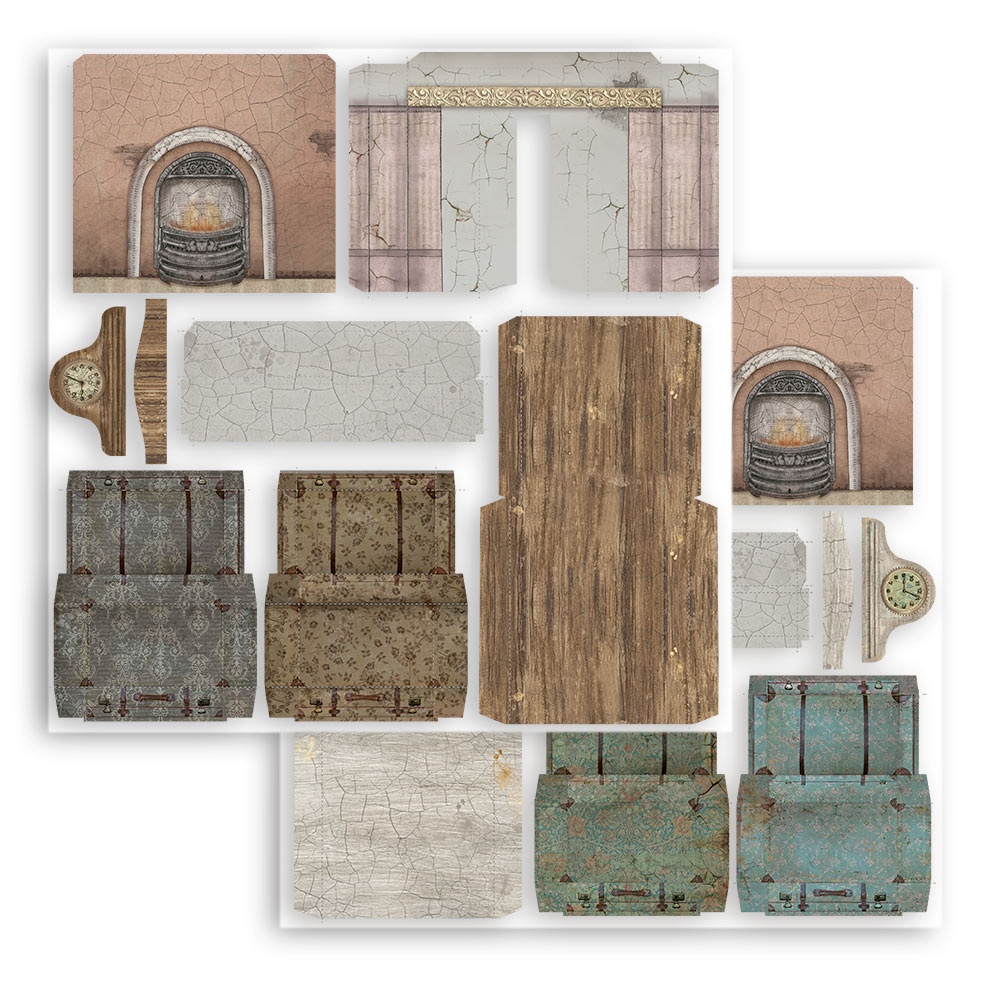 Stamperia 3D Paper Kit Lady Vagabond Lifestyle