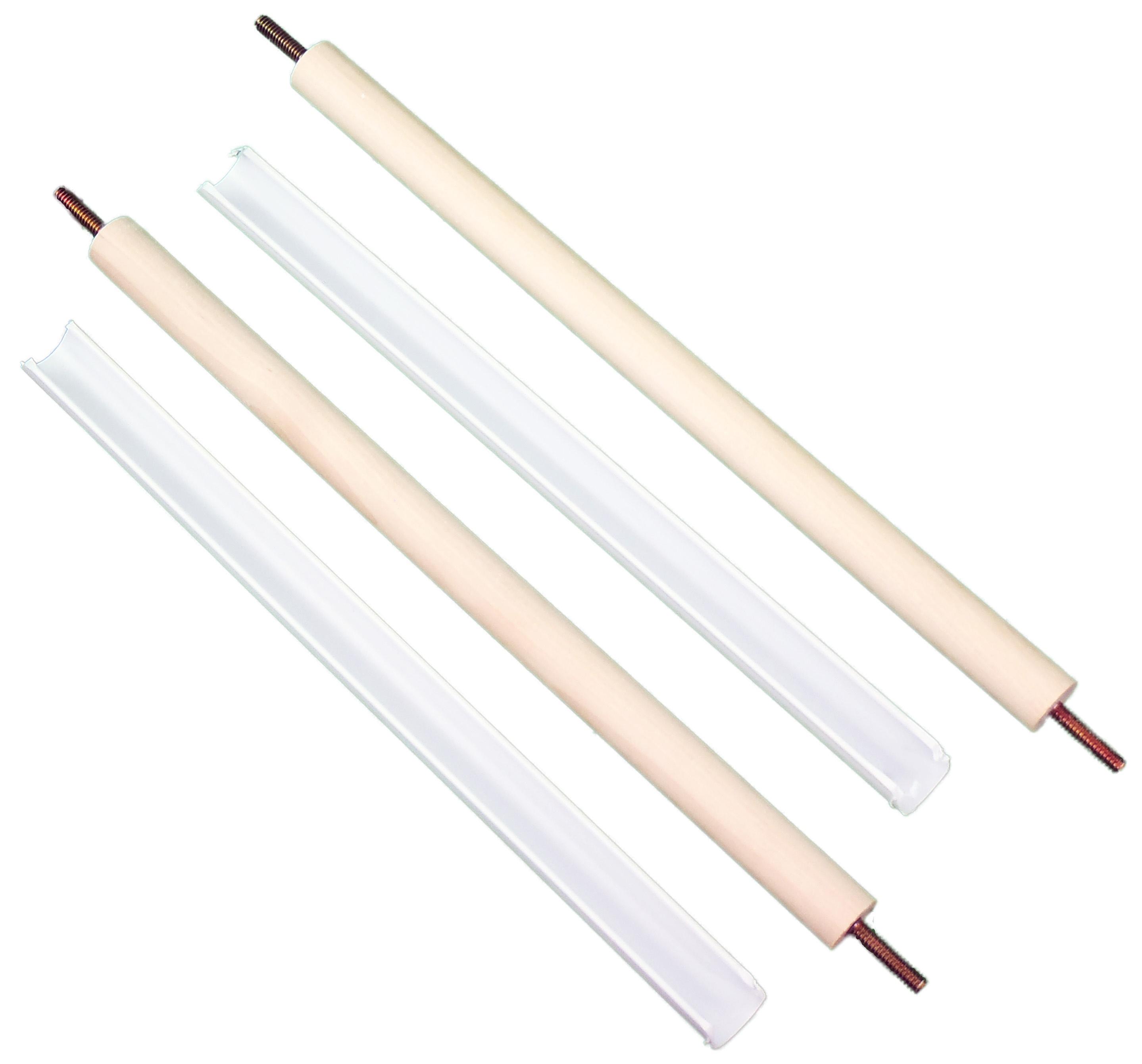 Frank A. Edmunds Handi Clamp Scroll Rods W/Clamps-12