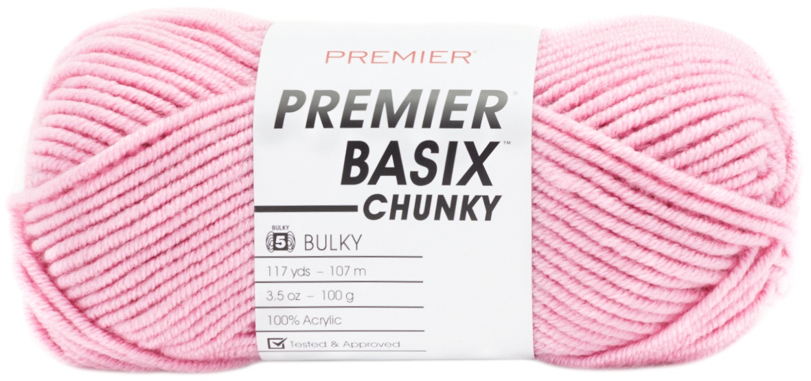 Premier Yarns Basix Chunky Yarn-Bubblegum