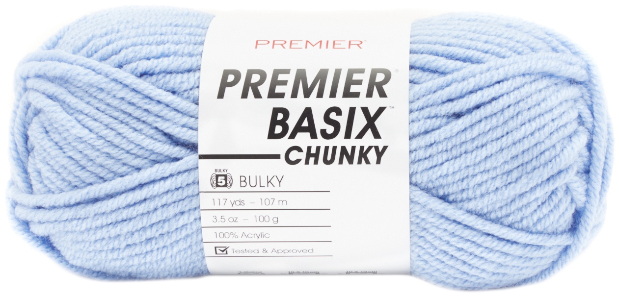 Premier Yarns Basix Chunky Yarn-Country Blue