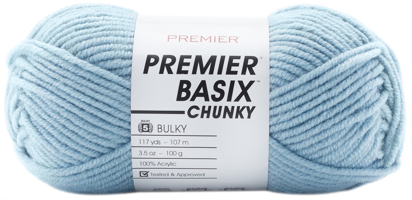Premier Yarns Basix Chunky Yarn-Sky