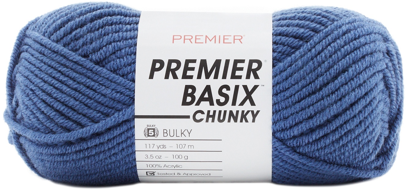 Premier Yarns Basix Chunky Yarn-Denim