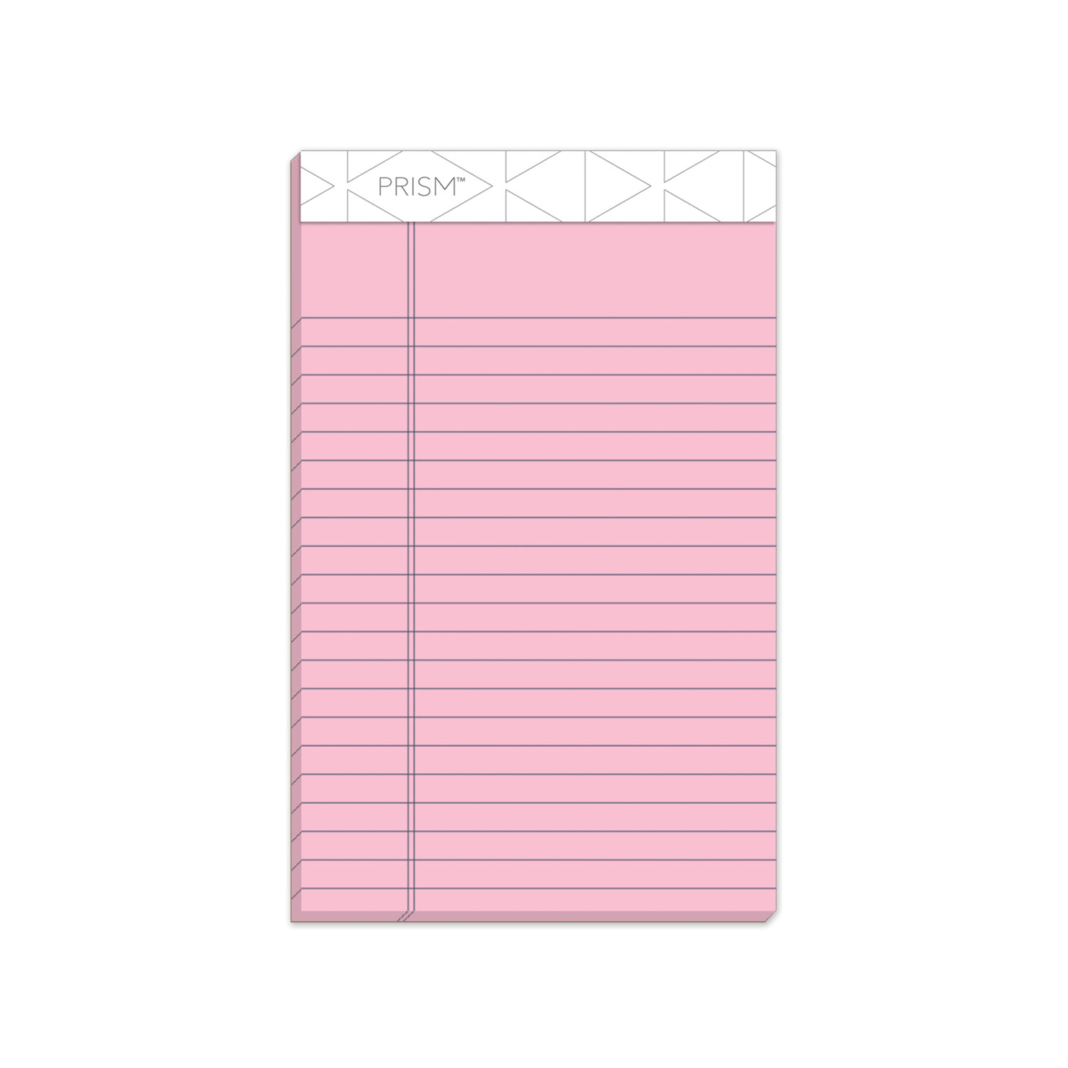 TOPS Prism Plus Colored Legal Pads, 5 x 8, Pink, 50 Sheets, Dozen