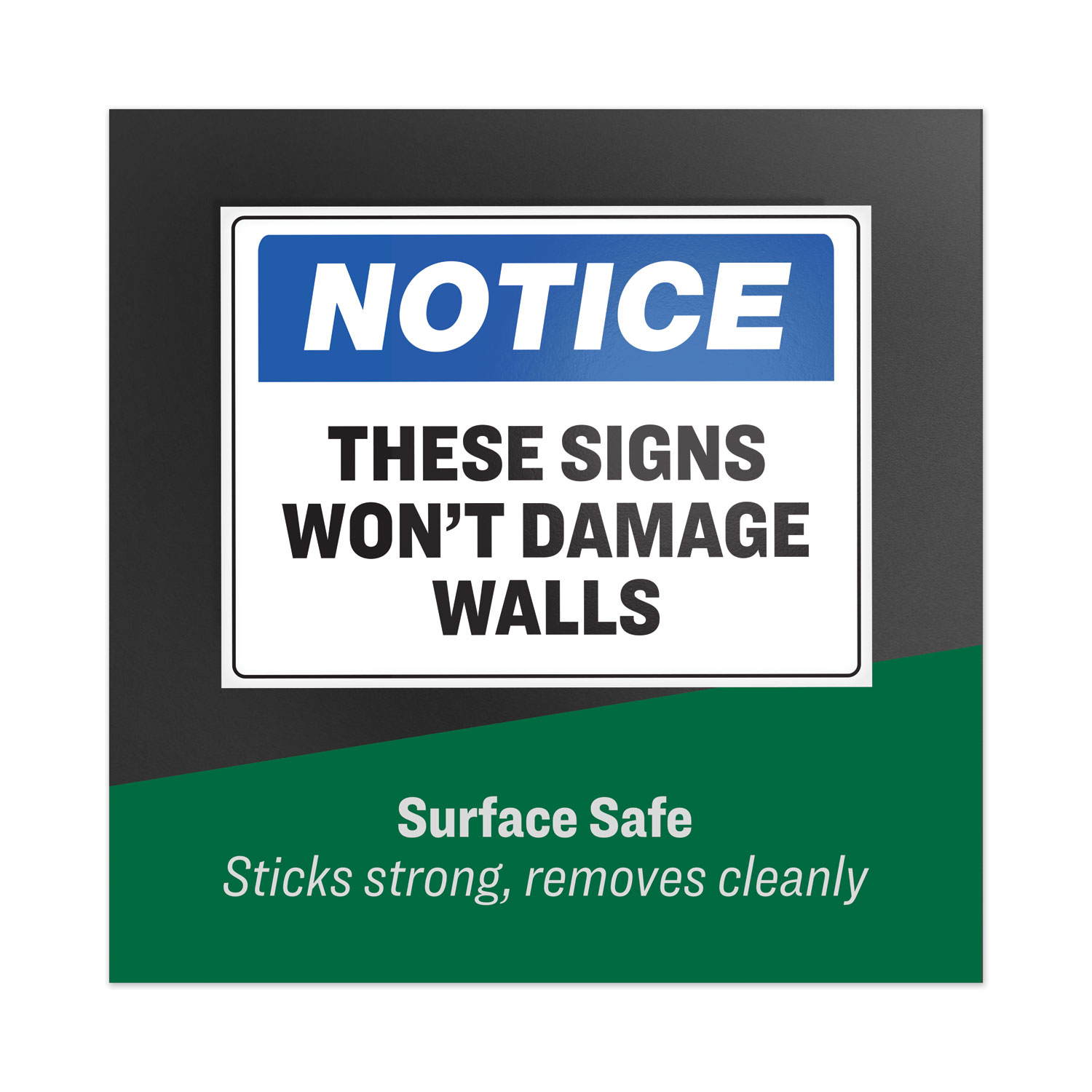 Avery® Surface Safe Sign Labels, 3 1/2 x 5, White, 60/Pk