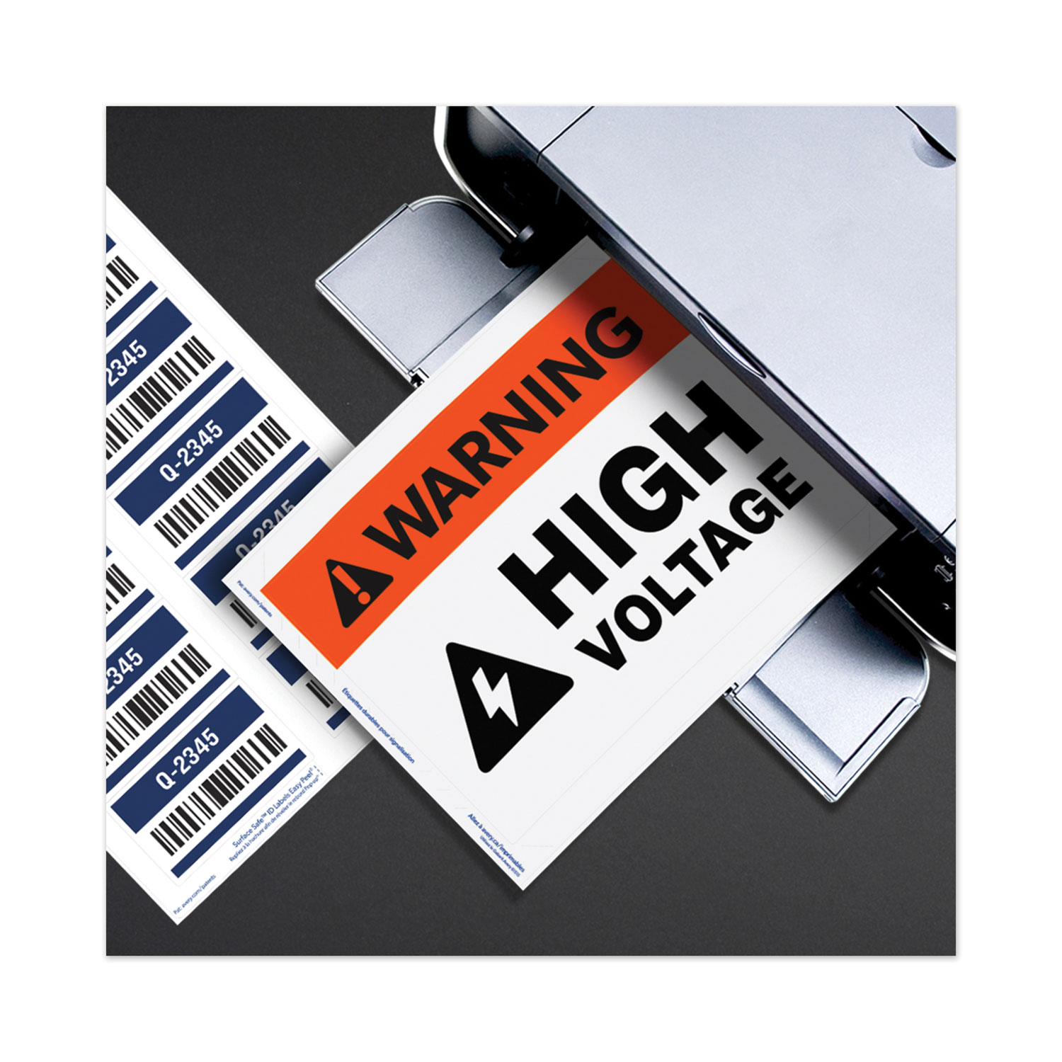 Avery® Surface Safe Sign Labels, 5 x 7, White, 30/Pk