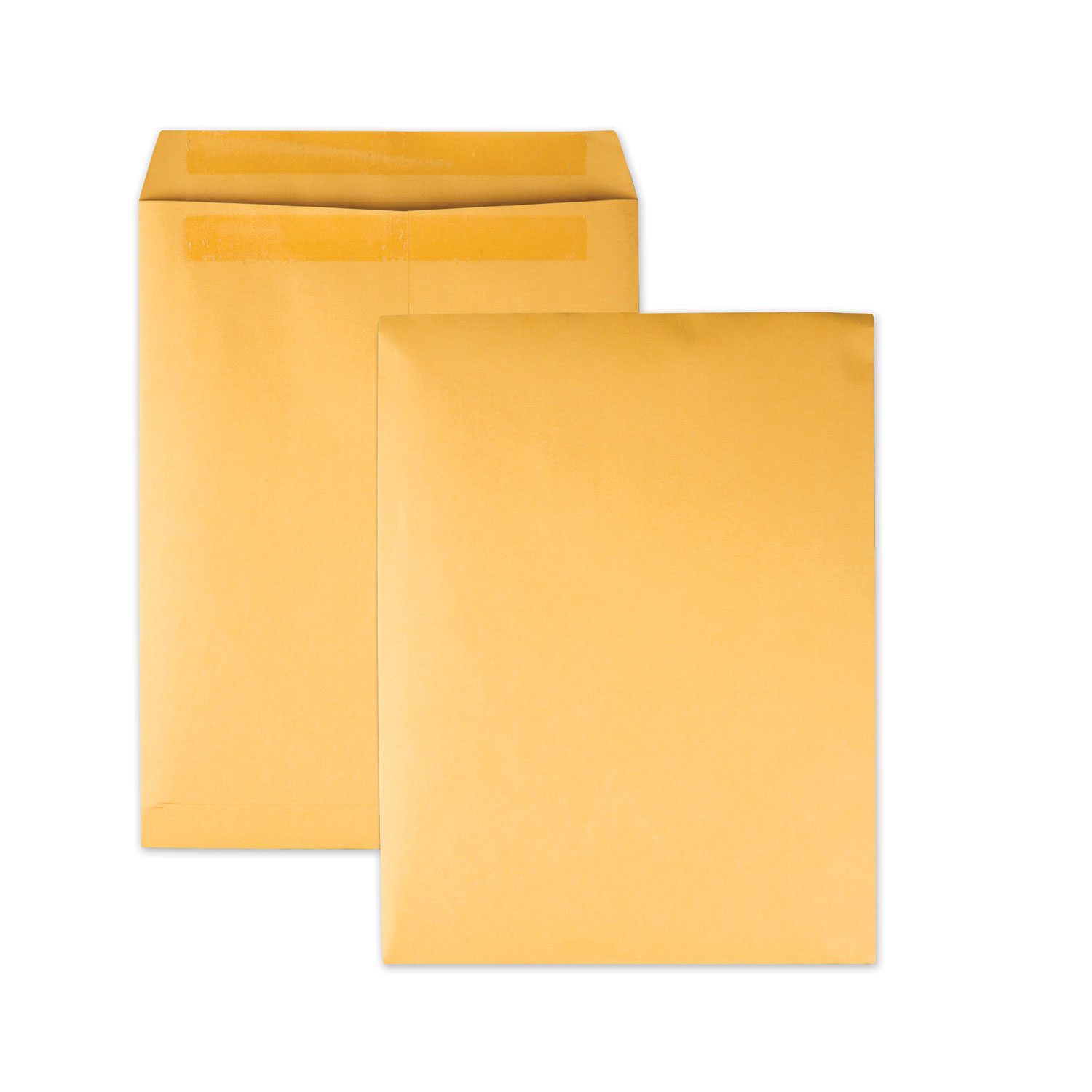 Quality Park Redi Seal Catalog Envelope, 9 1/2 x 12 1/2, Brown Kraft, 100/Box