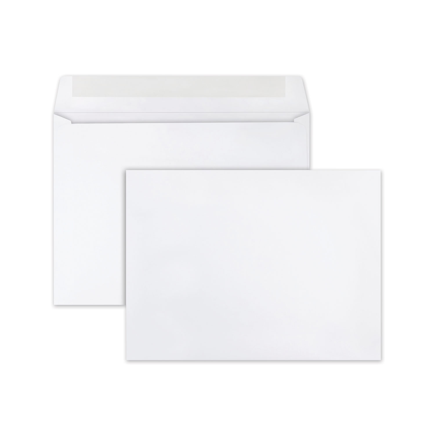 Quality Park Open Side Booklet Envelope, 9 x 12, White, 250/Box