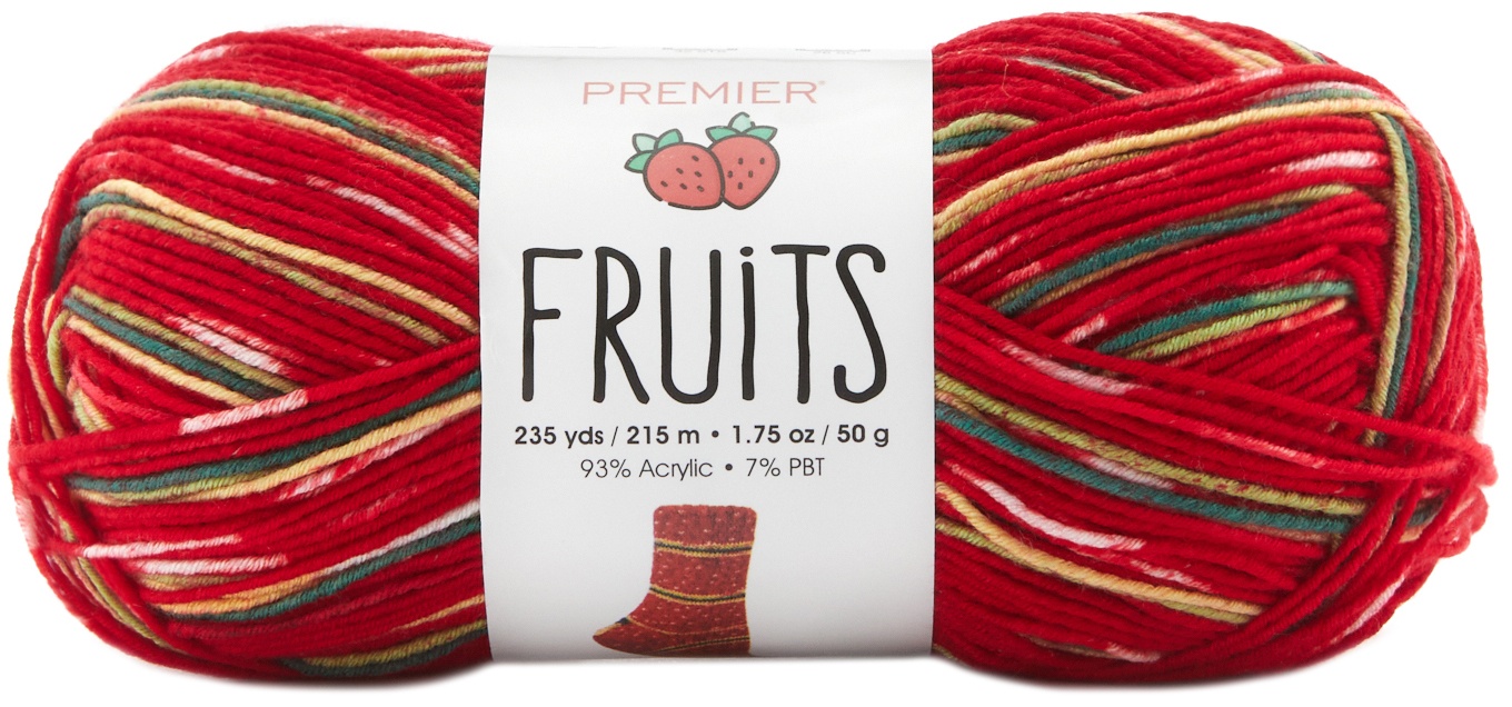 Premier Yarns Fruits Yarn-Strawberry