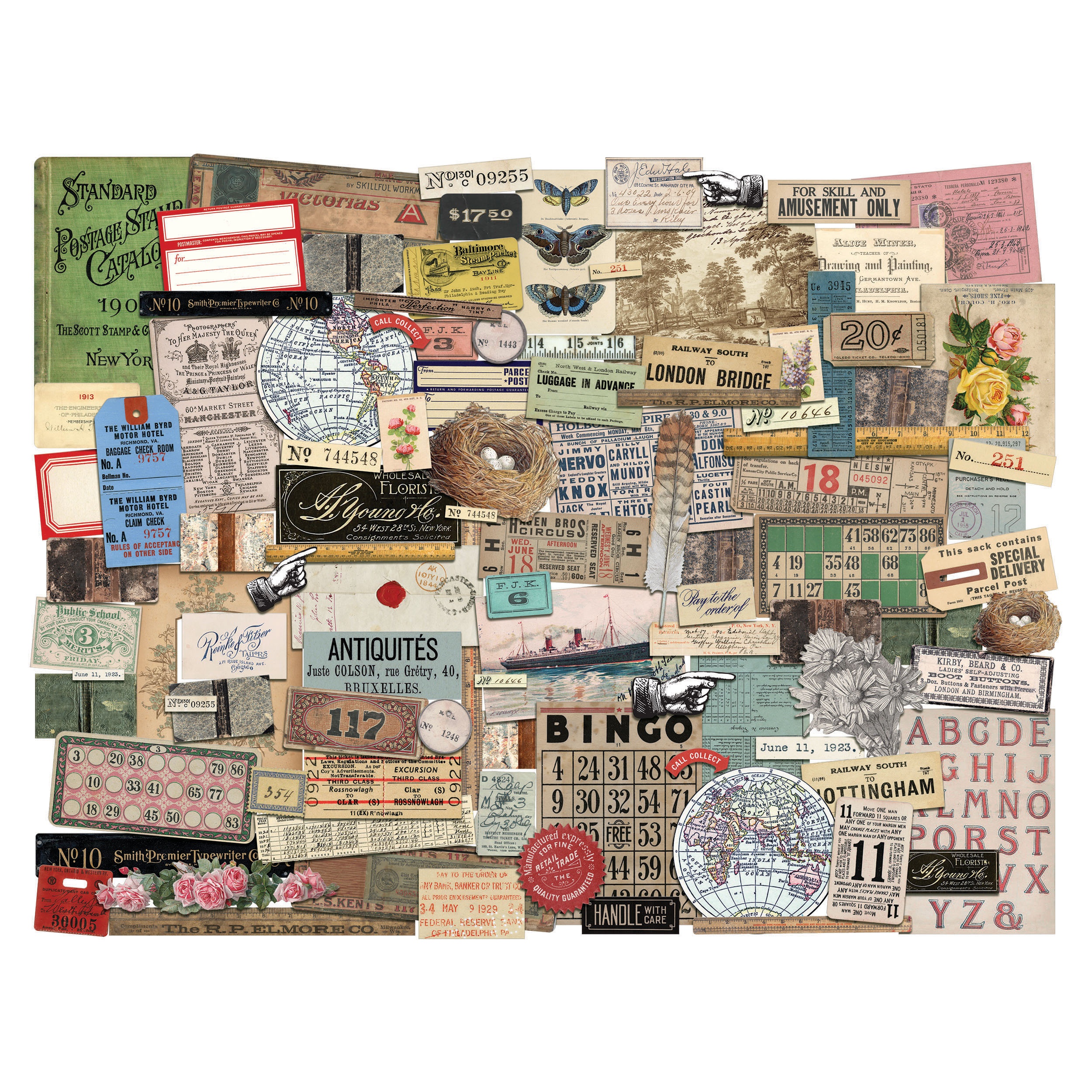 Idea-Ology Ephemera Pack 102/Pkg-Memoir