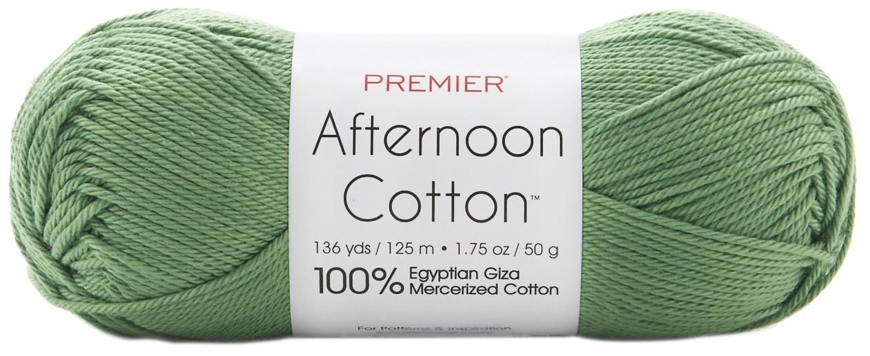 Premier Yarns Afternoon Cotton Yarn-Spring Green