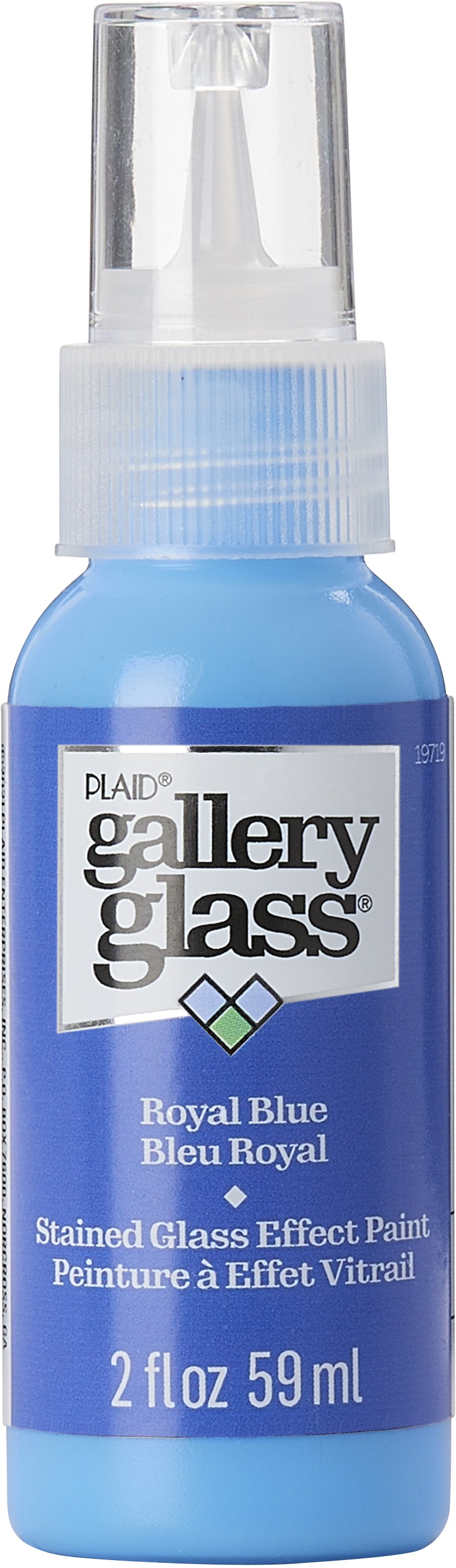 FolkArt Gallery Glass Paint 2oz-Royal Blue