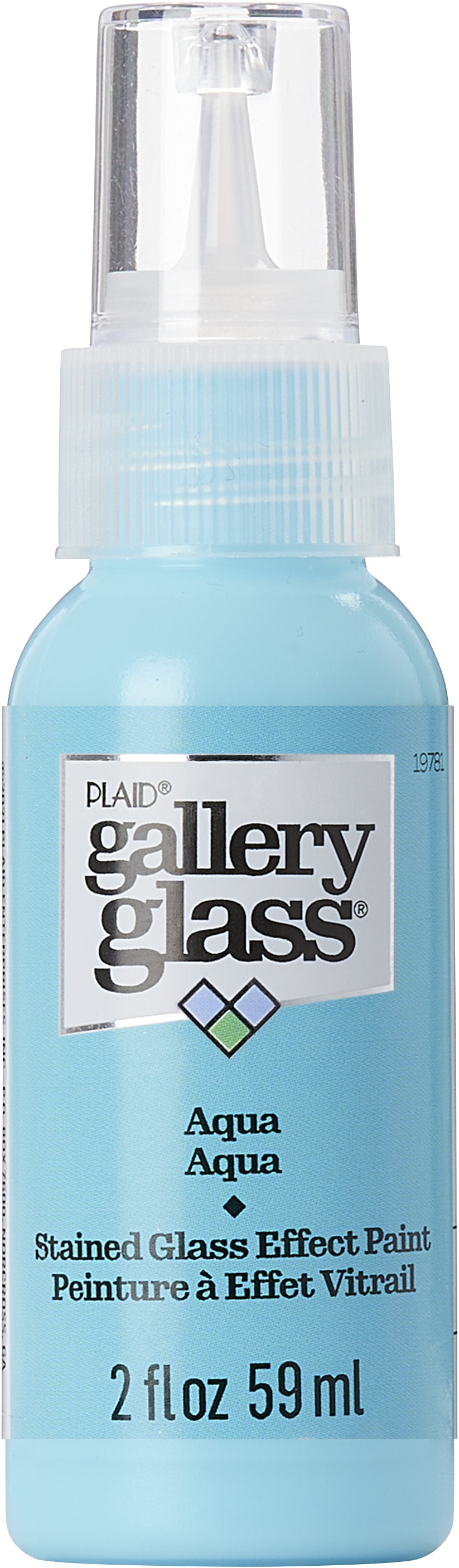 FolkArt Gallery Glass Paint 2oz-Aqua