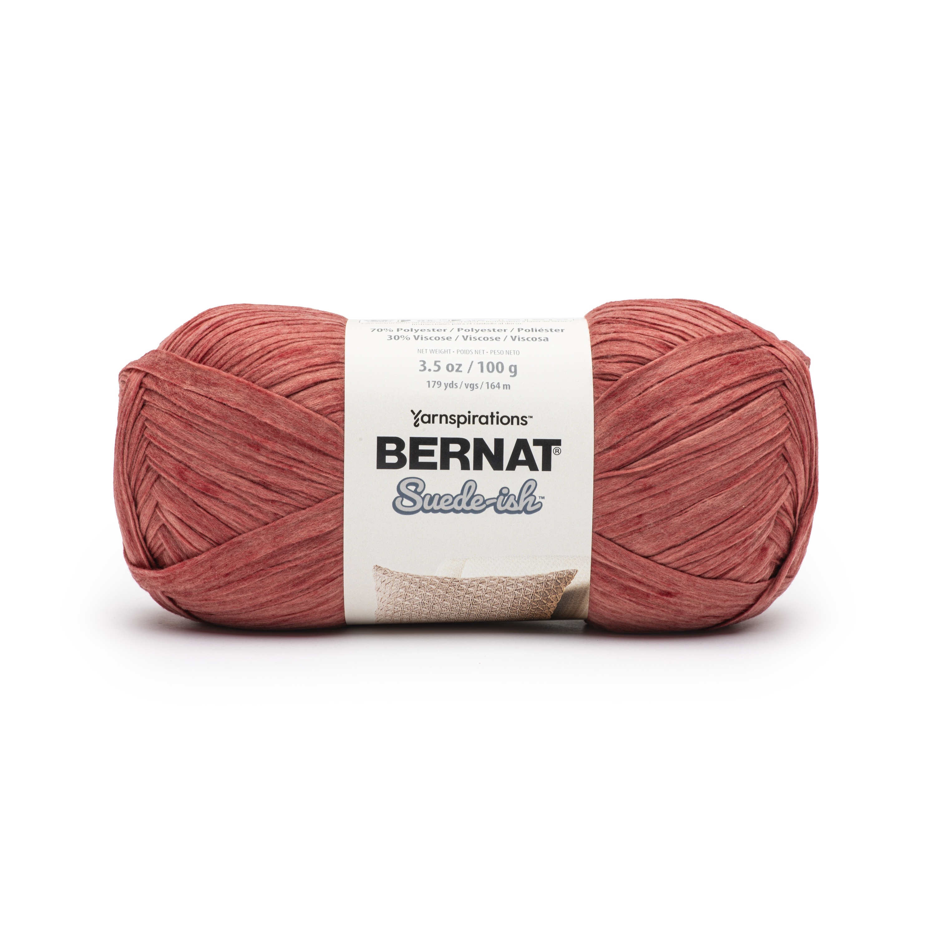 Bernat Suede-ish Yarn-Garnet