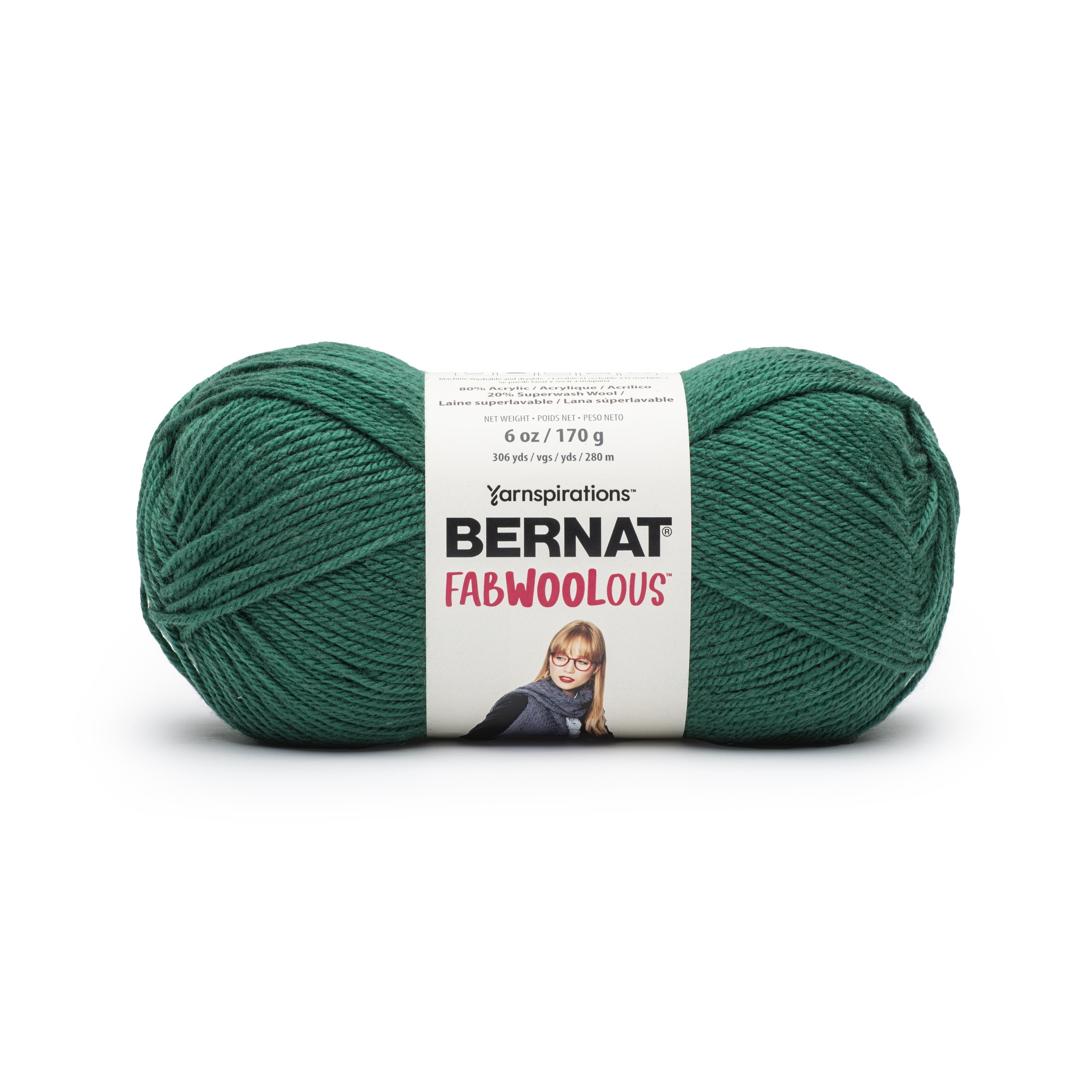 Bernat Fabwoolous Yarn-Pine