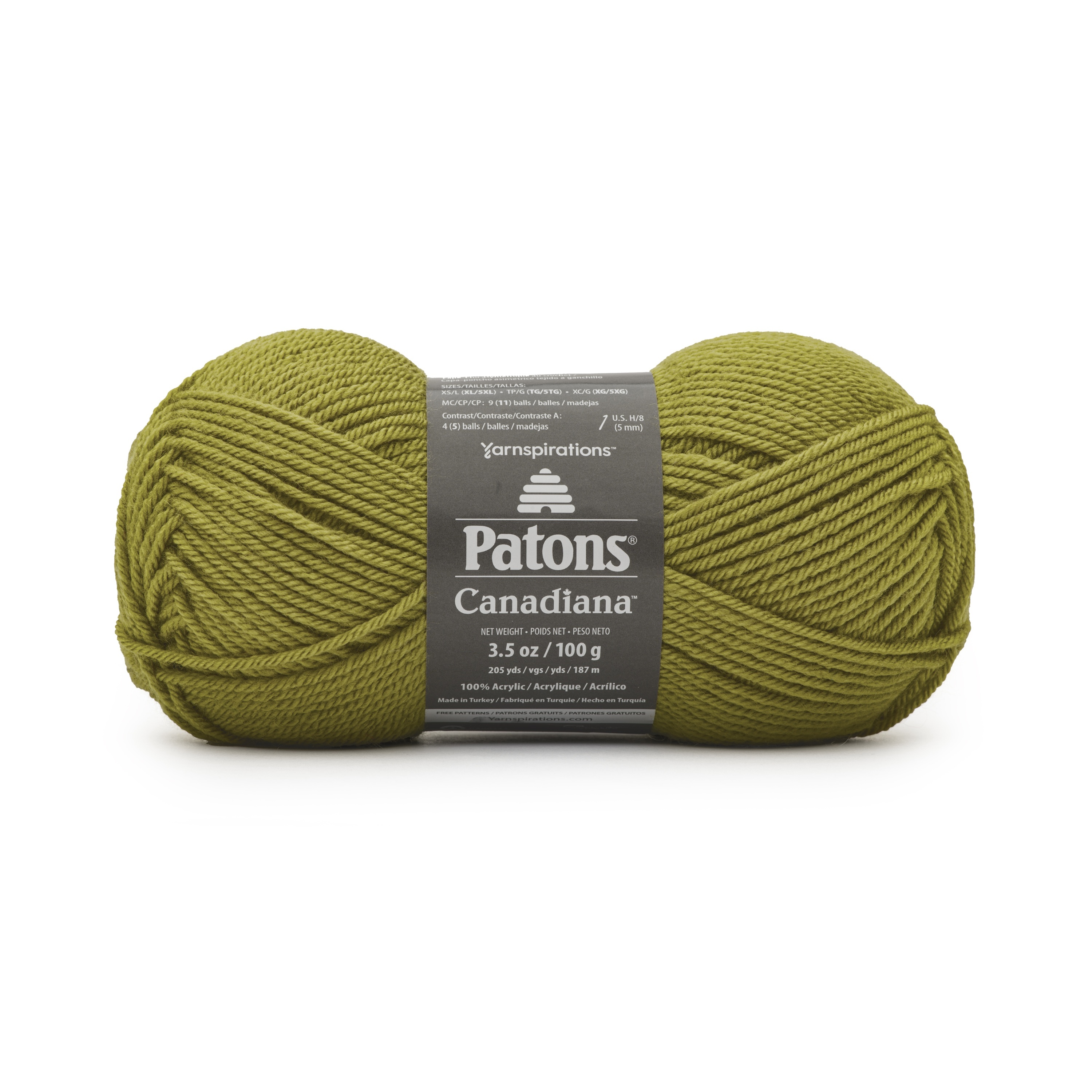 Patons Canadiana Yarn - Solids-Spring Green