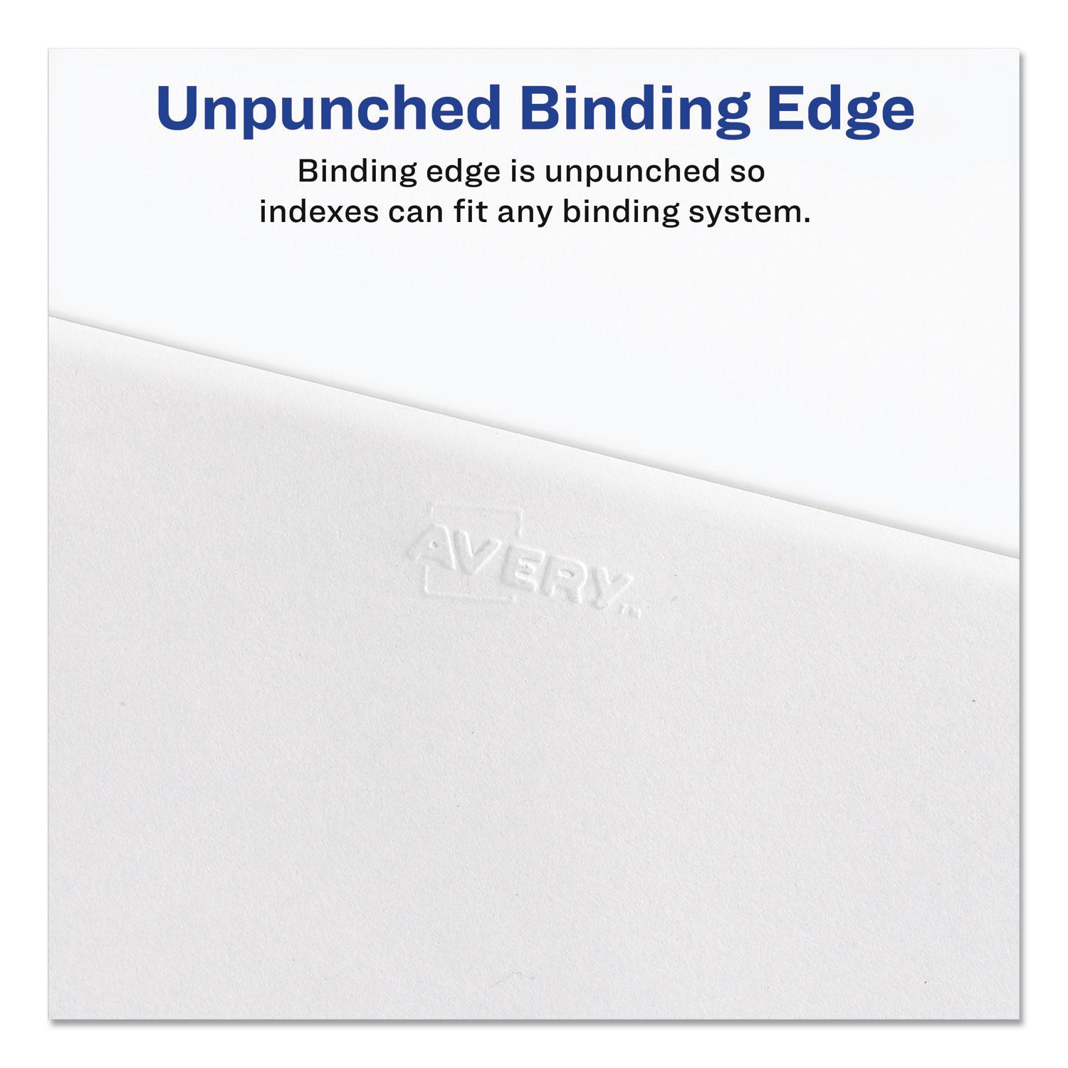 Avery® Avery-Style Legal Exhibit Side Tab Dividers, 1-Tab, Title D, Ltr, White,