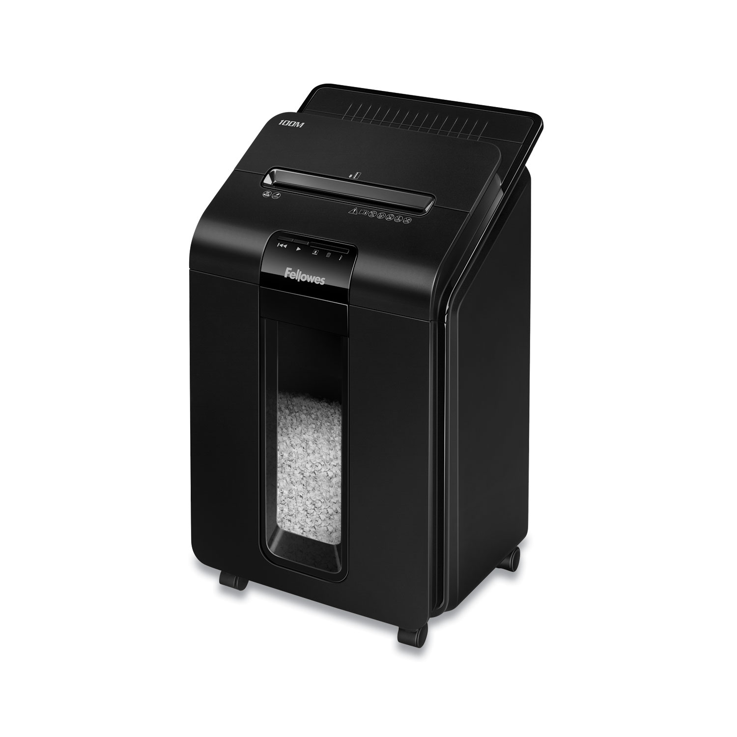Fellowes® AutoMax 100M Auto Feed Micro-Cut Shredder, 100 Auto/10 Manual Sheet Ca