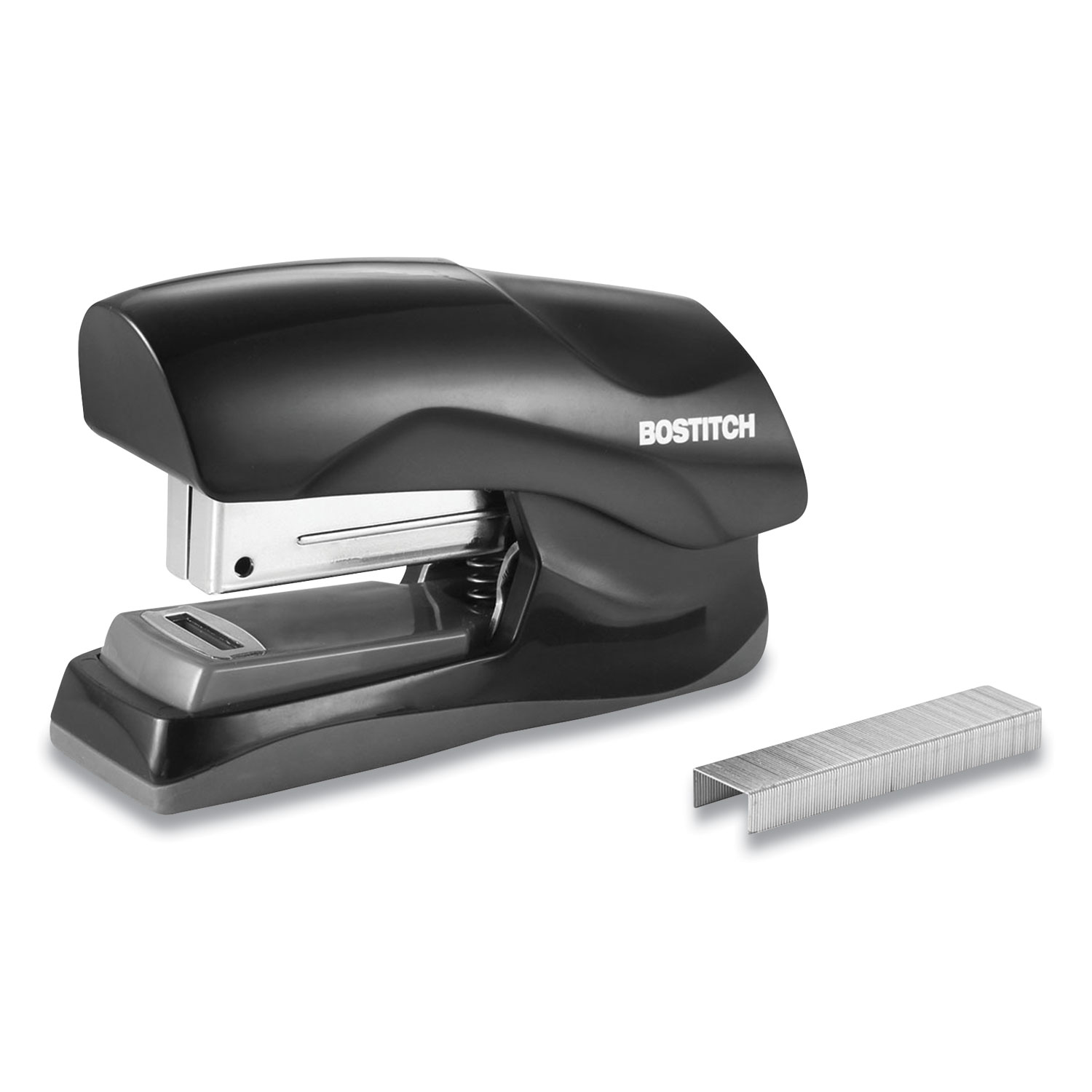 Bostitch® Flat Clinch Stapler, 40-Sheet Capacity, Black