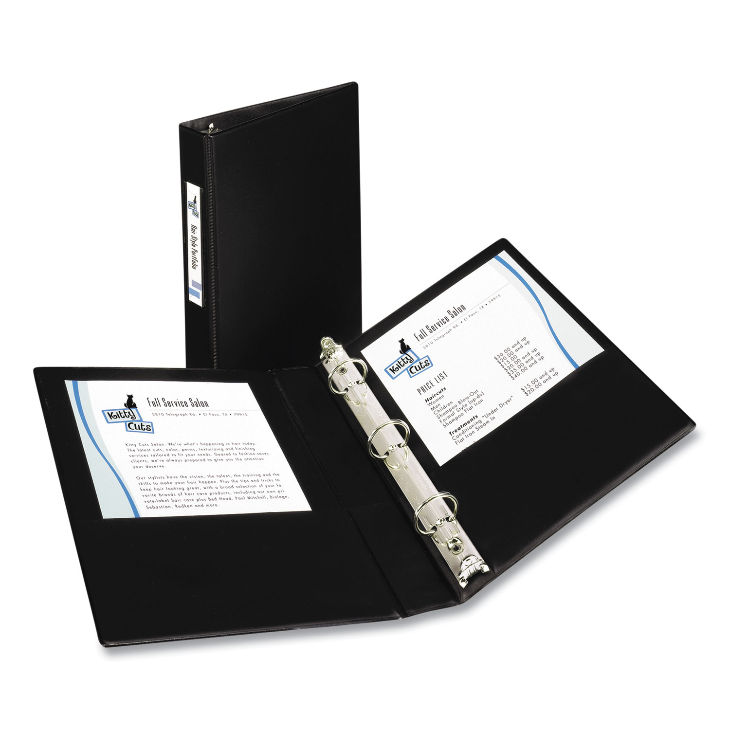 Avery® Mini Durable Binder with Round Rings, 5 1/2 x 8 1/2, 1