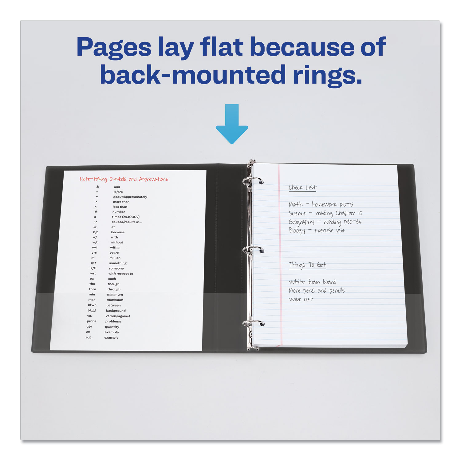 Avery® Economy Non-View Binder with Round Rings, 11 x 8 1/2, 1