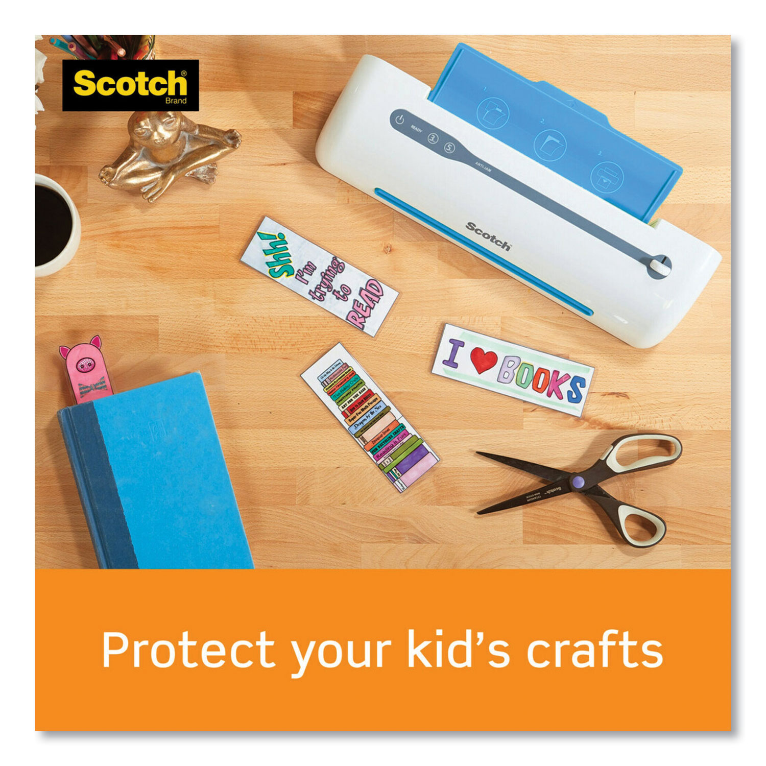 Scotch ID Badge Size Thermal Laminating Pouches, 5 mil, 4 1/4 x 2 1/5, 100/Pack