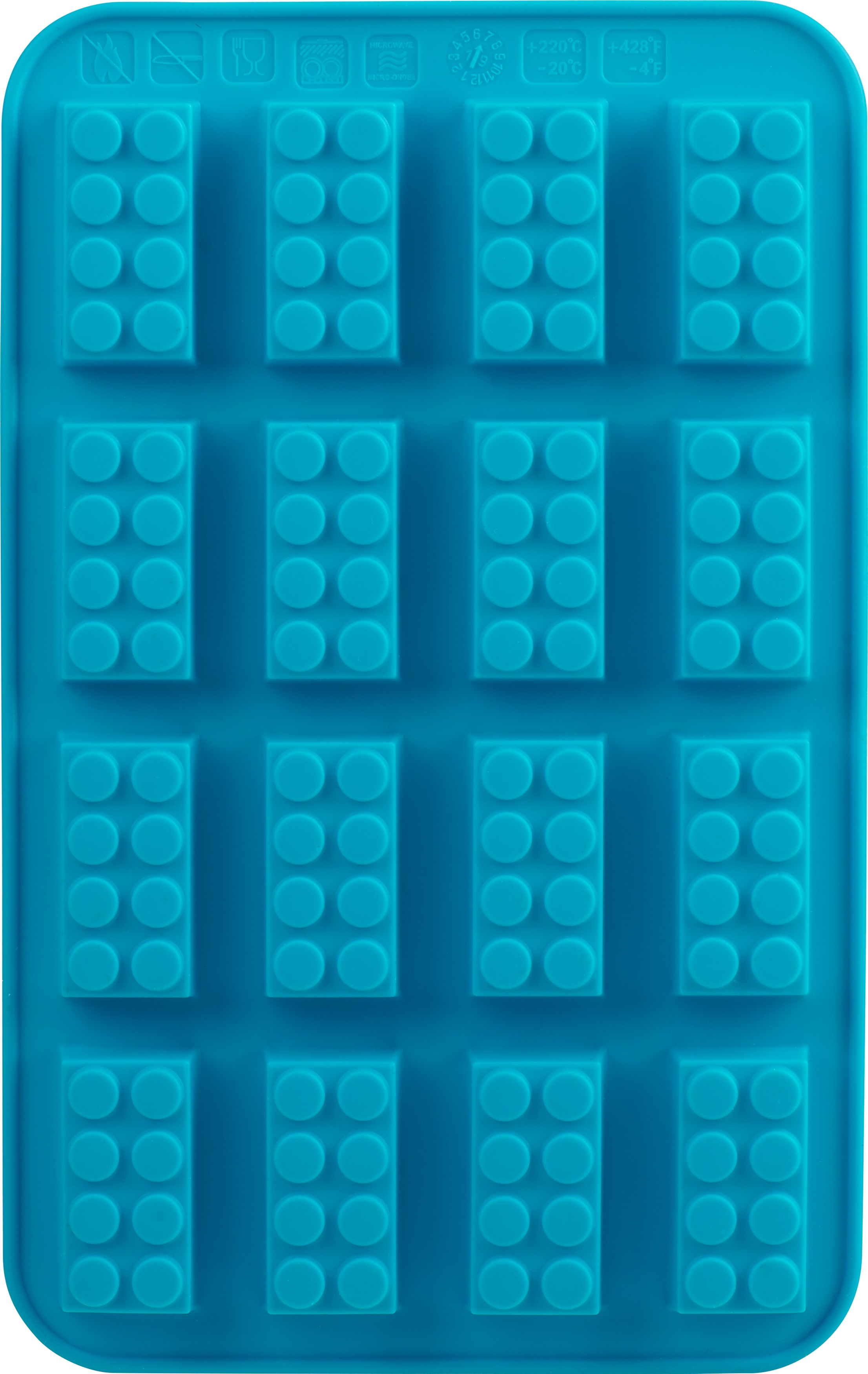 Trudeau Silicone Chocolate Mold 2/Pkg-Building Bricks