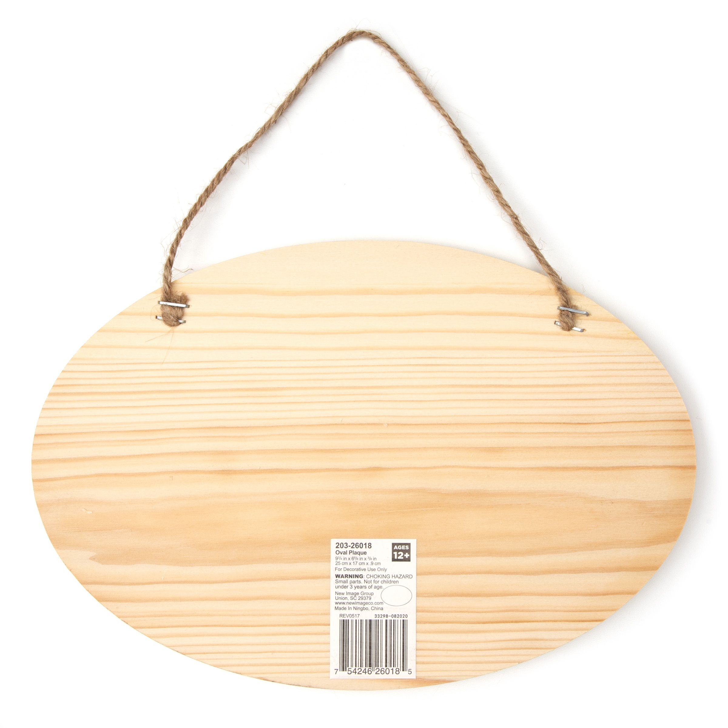 CousinDIY Unfinished Basic Wood Plaque-Natural