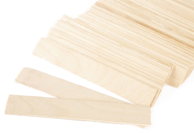 CousinDIY Skinny Square Craft Sticks 75/Pkg-Natural